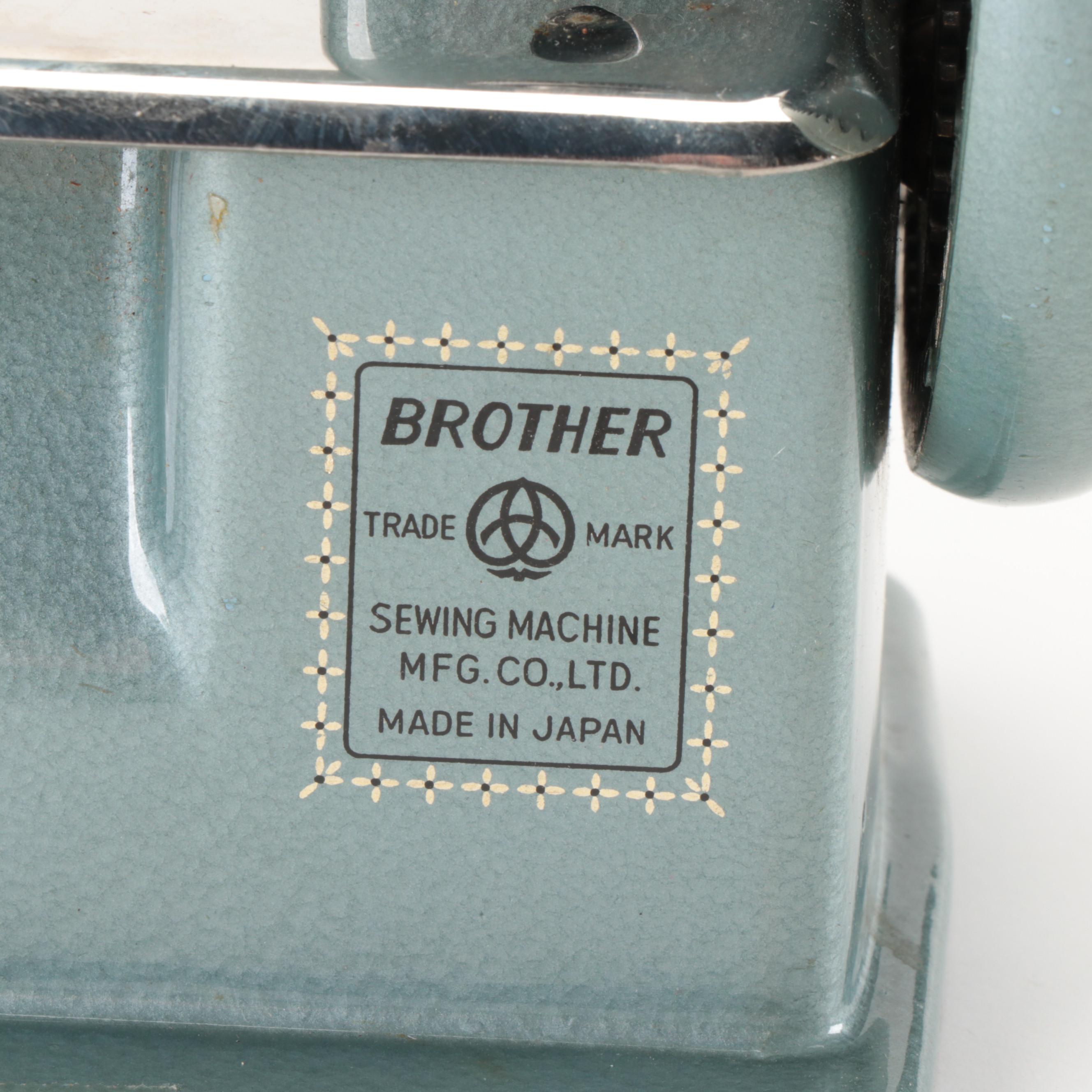 Brother Mfg. Co. Baby Brother Sewing Machine and Case