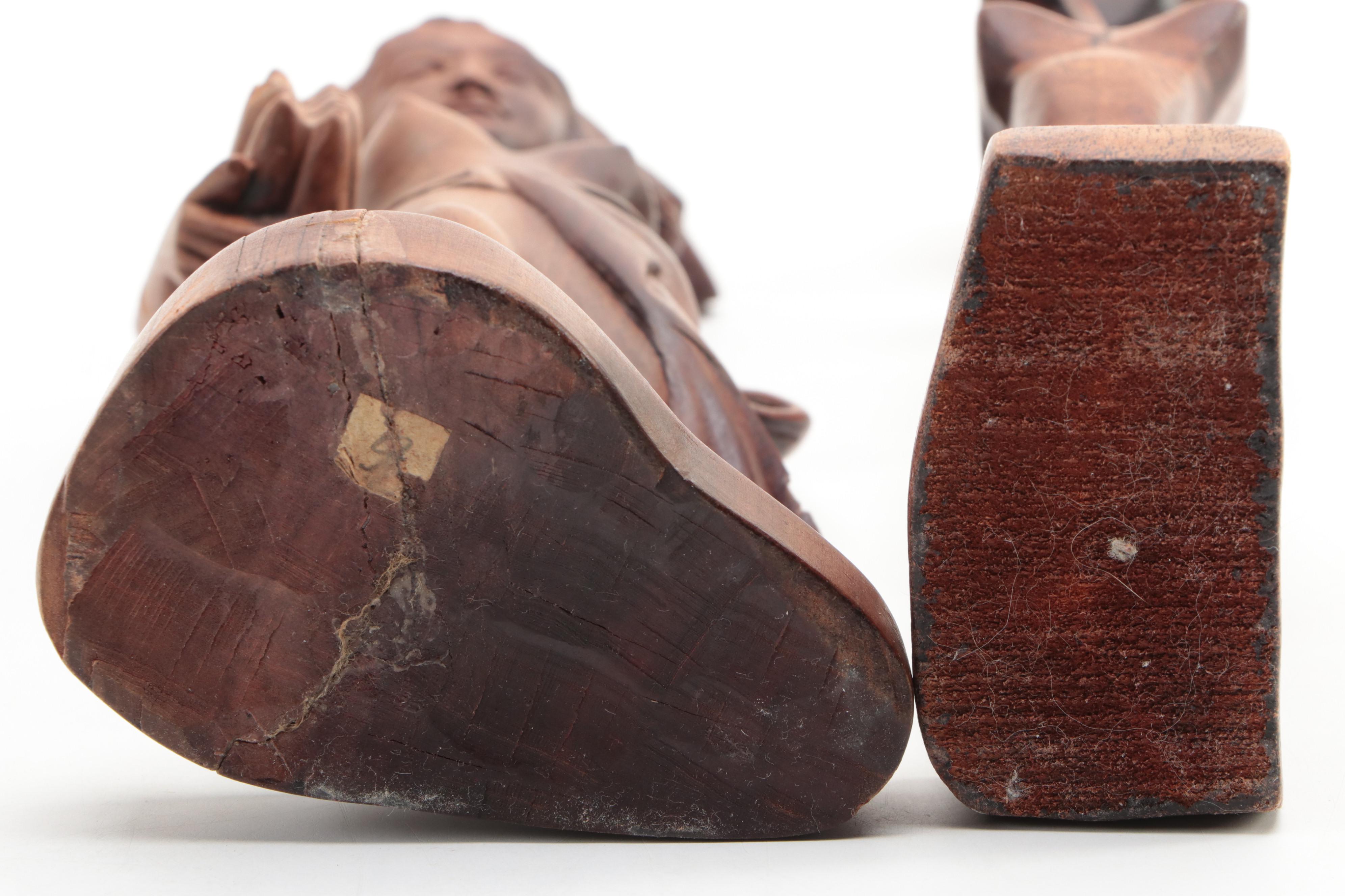 Ecuadorian and Other Carved Wooden Figures