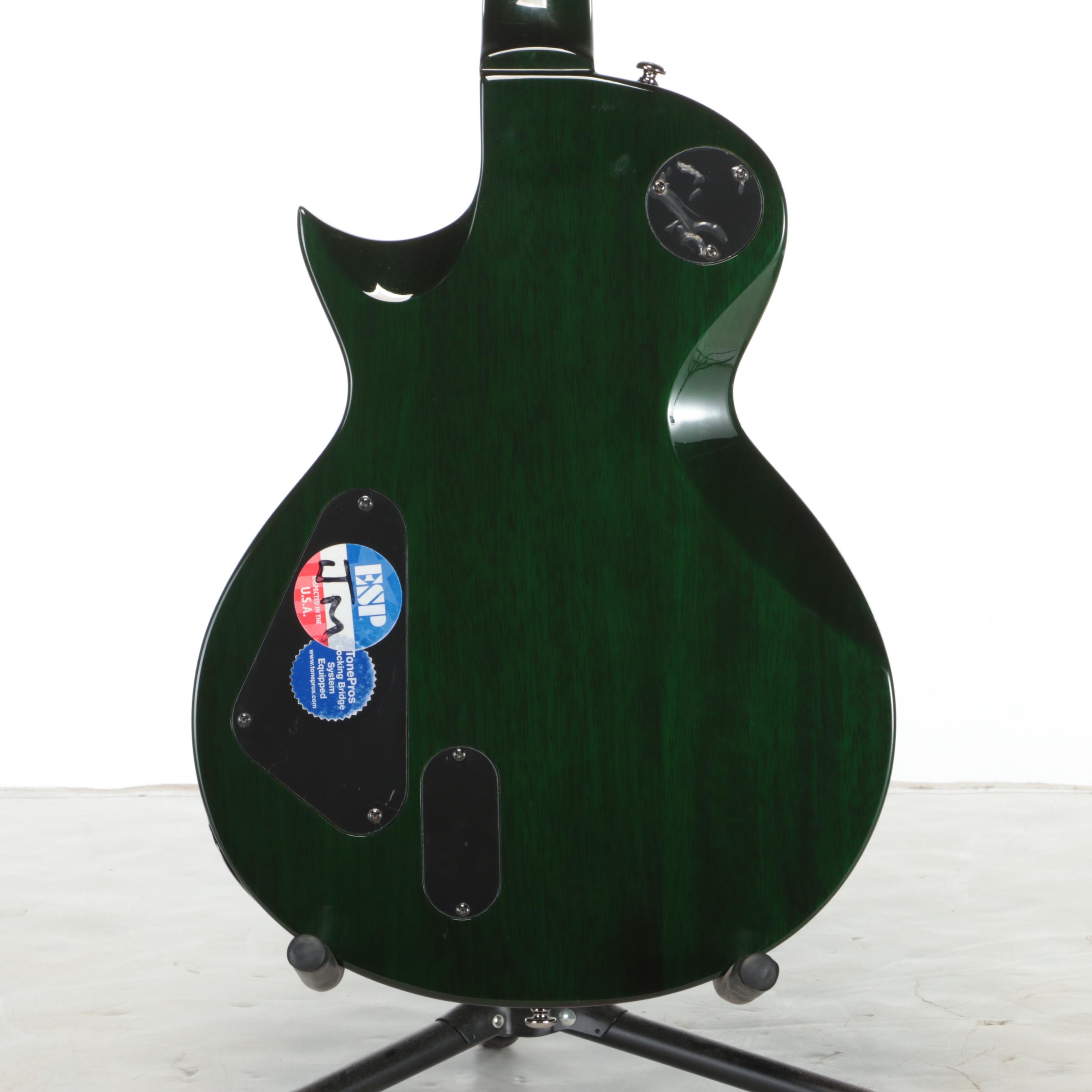 ESP LTD Deluxe EC-1000 Six String Electric Guitar with Soft Shell Case