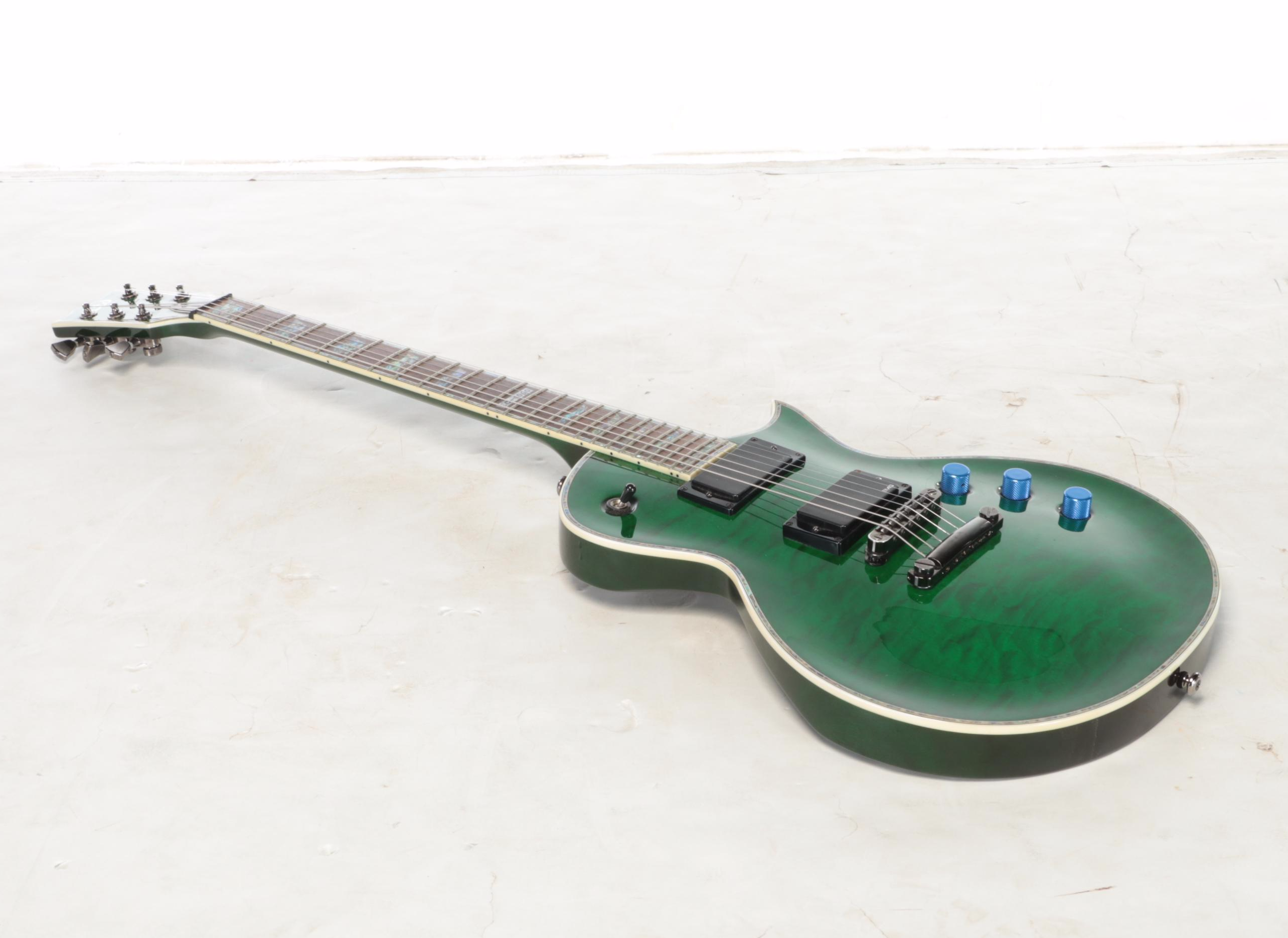 ESP LTD Deluxe EC-1000 Six String Electric Guitar with Soft Shell Case