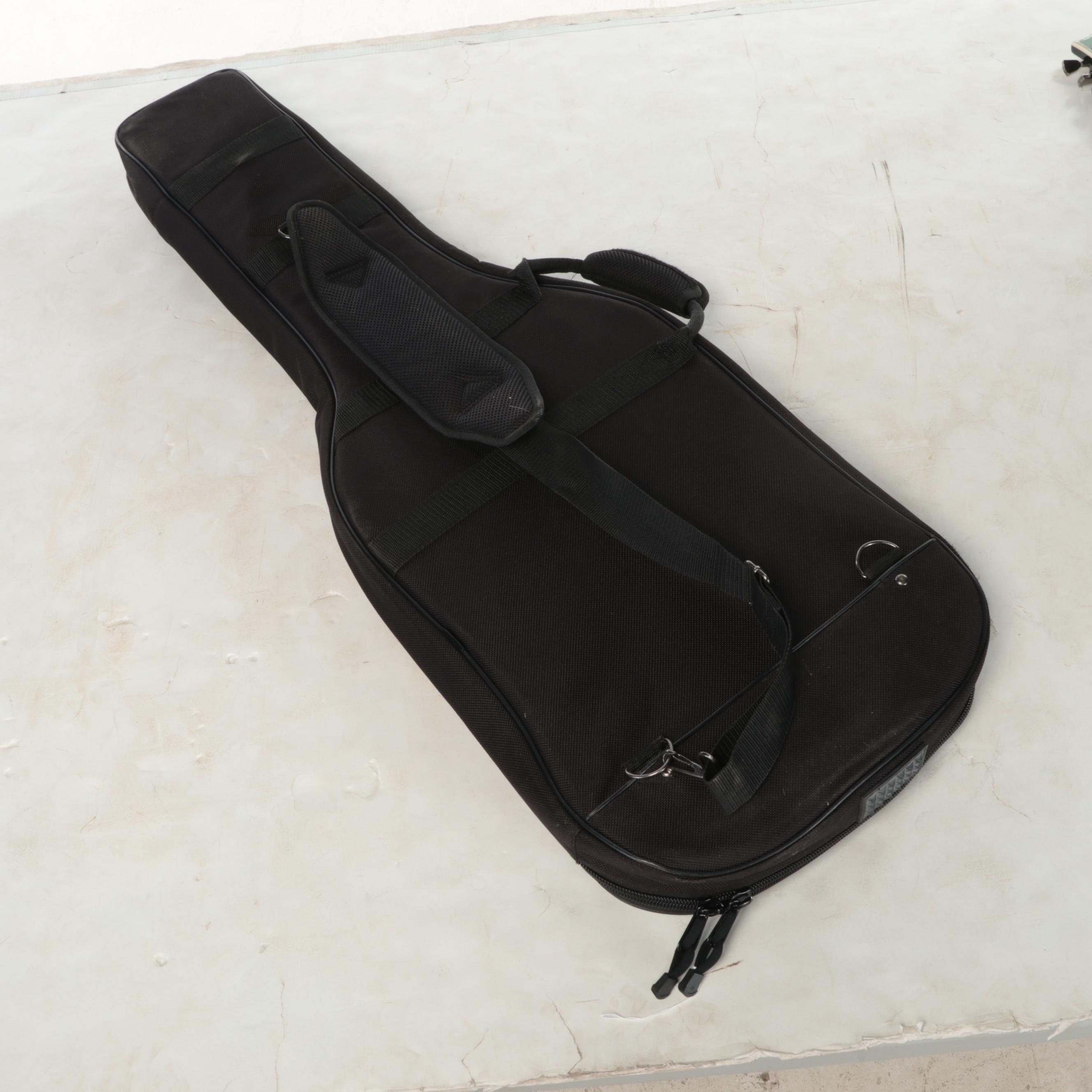 ESP LTD Deluxe EC-1000 Six String Electric Guitar with Soft Shell Case