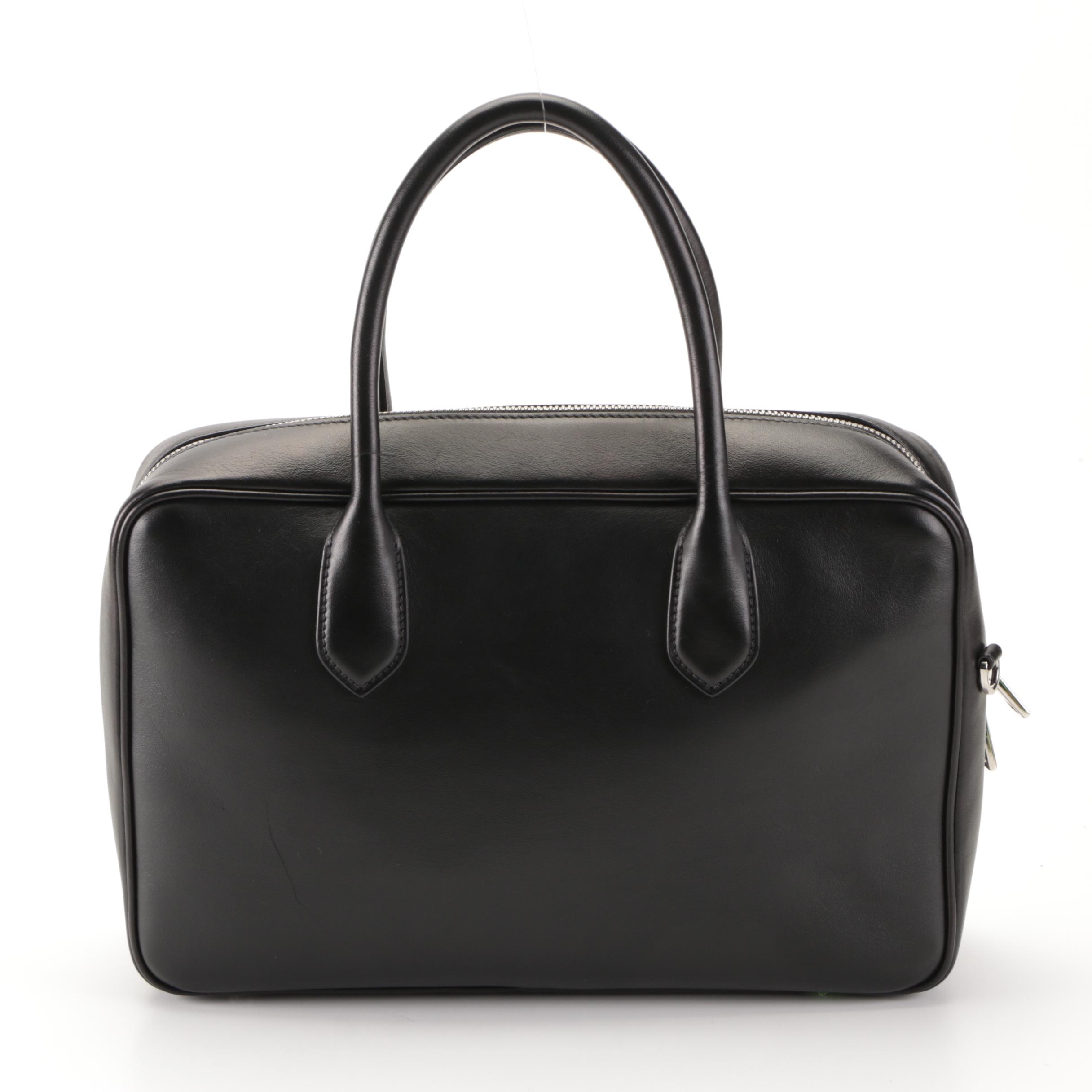 Prada Elektra Racing Large Bauletto Bag in Printed Leather with Shoulder Strap