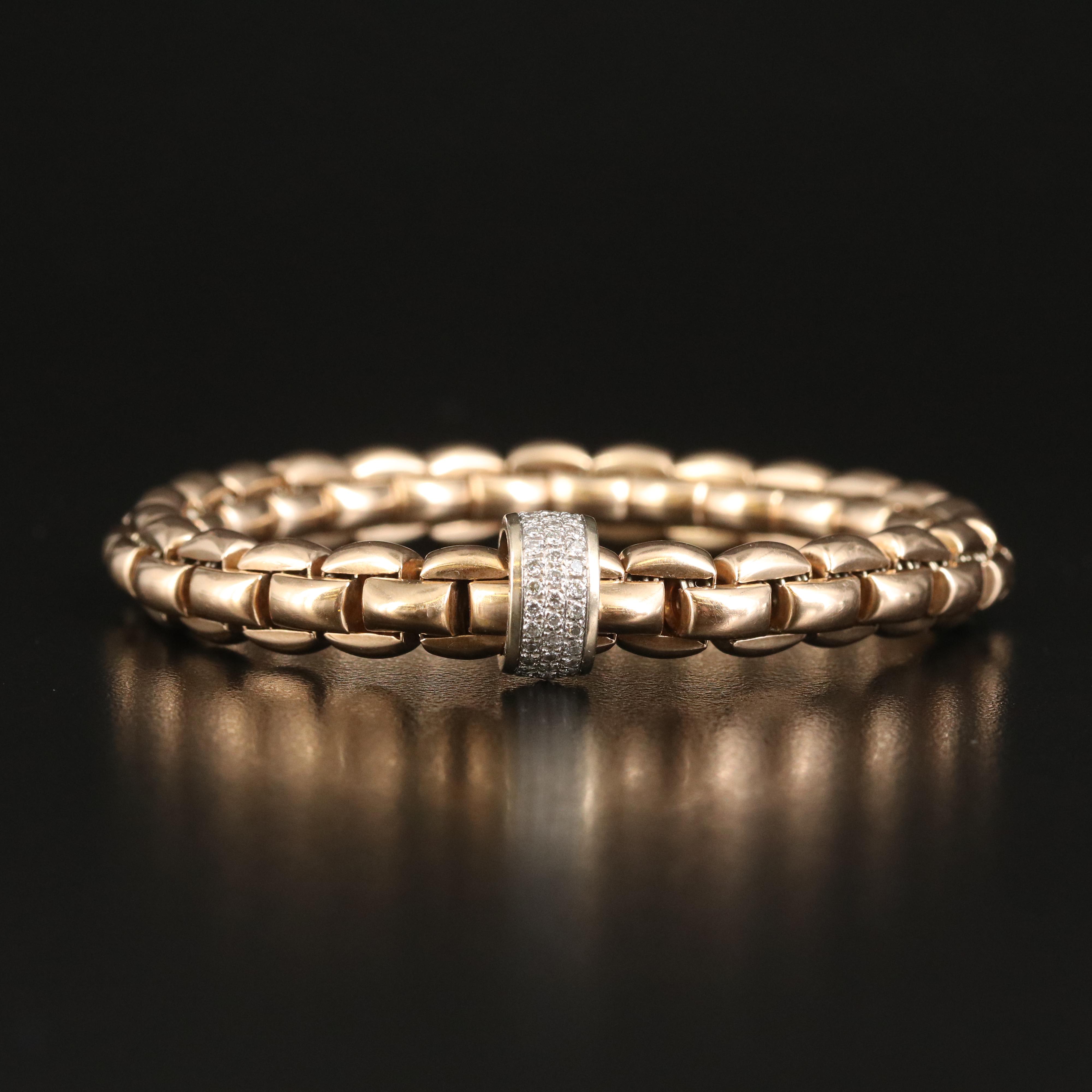 Fope "Flex It EKA" 18K 0.63 CTW Diamond Bracelet