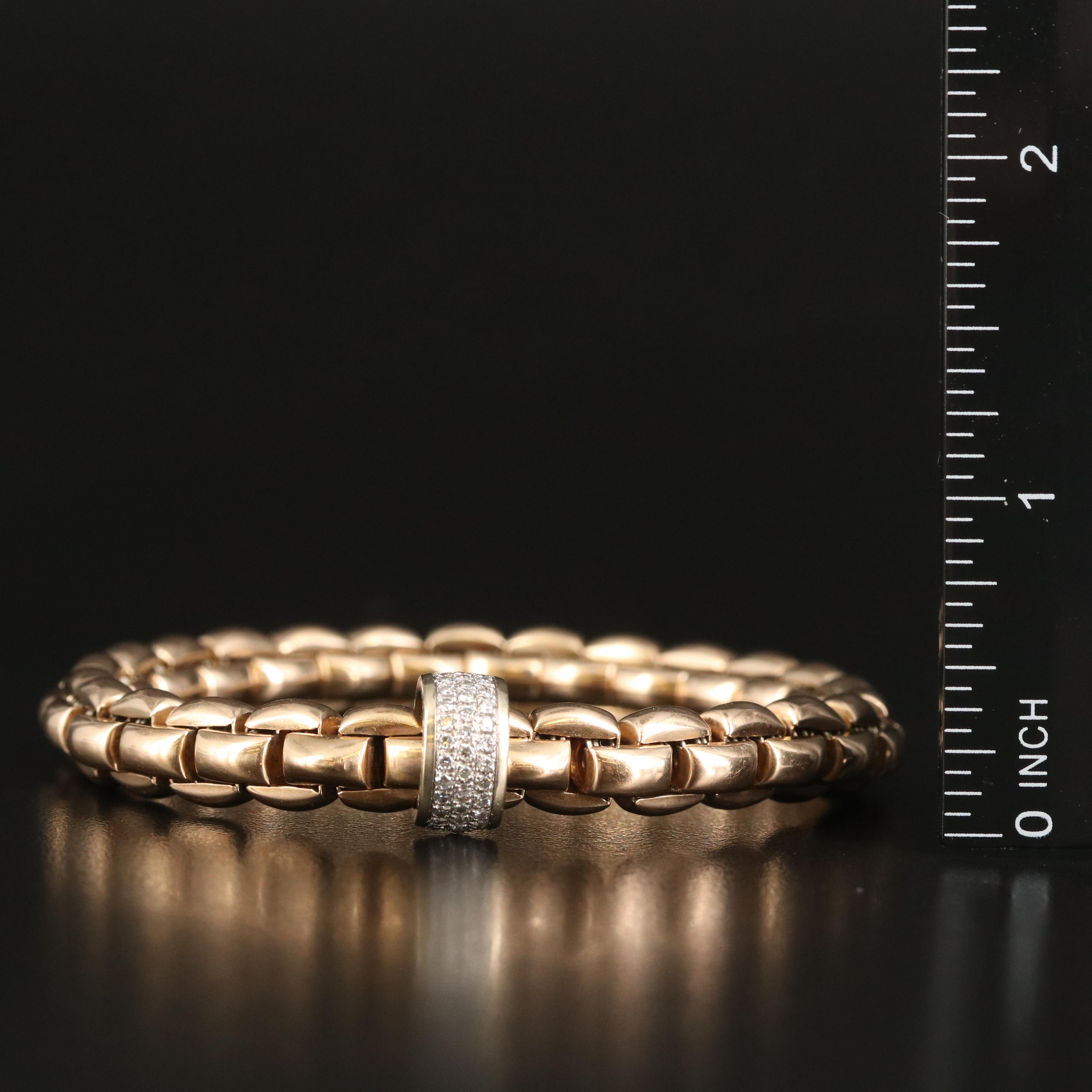 Fope "Flex It EKA" 18K 0.63 CTW Diamond Bracelet