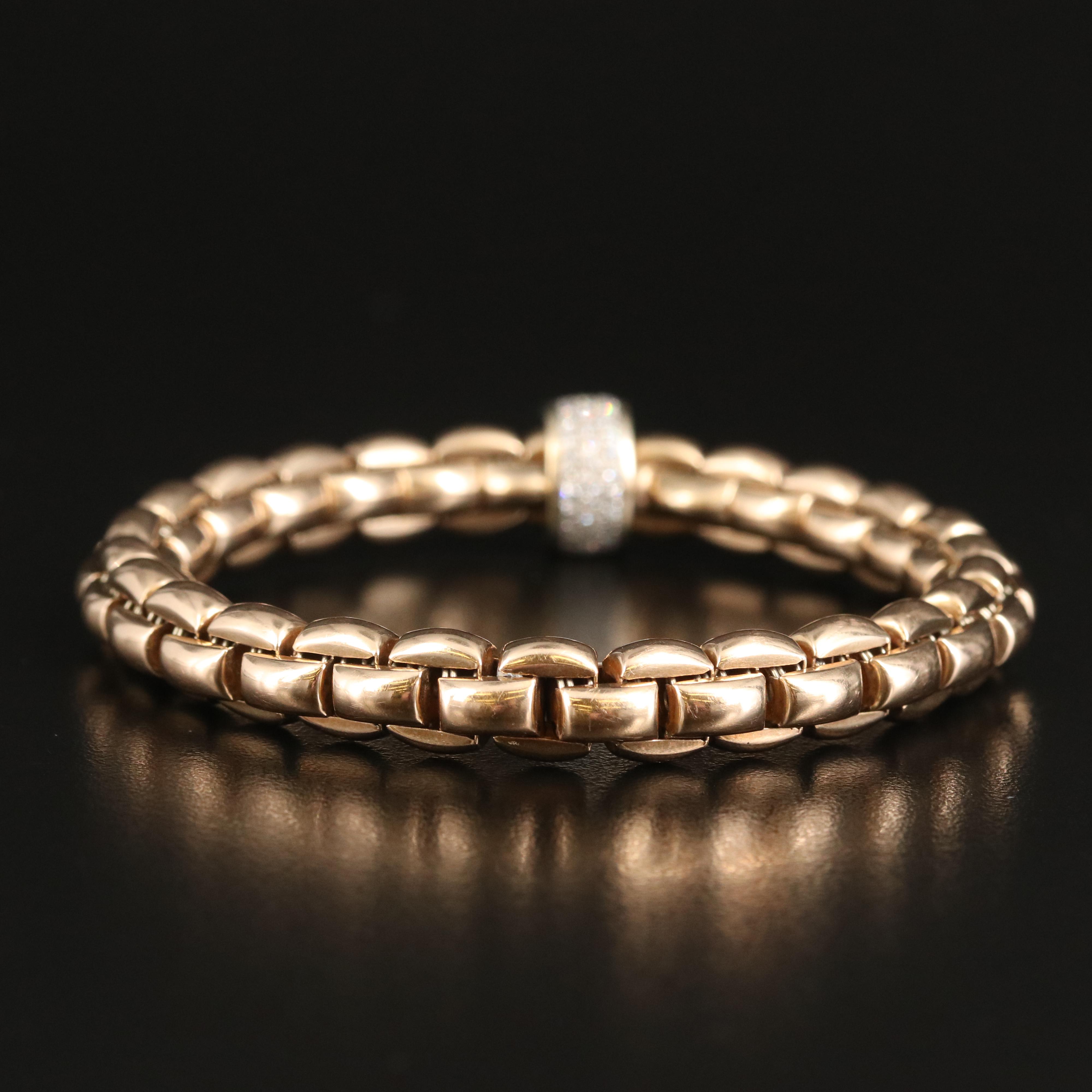 Fope "Flex It EKA" 18K 0.63 CTW Diamond Bracelet