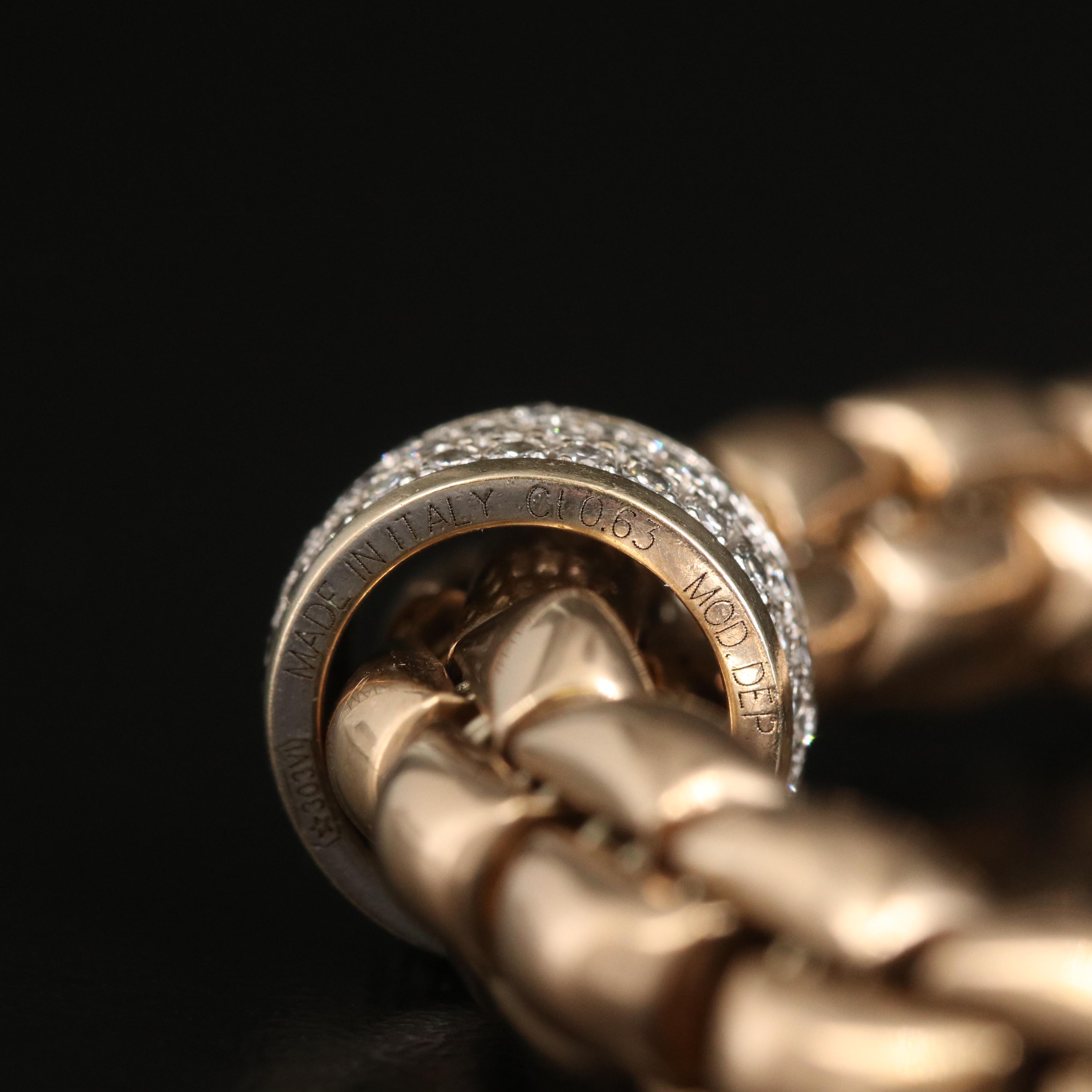 Fope "Flex It EKA" 18K 0.63 CTW Diamond Bracelet