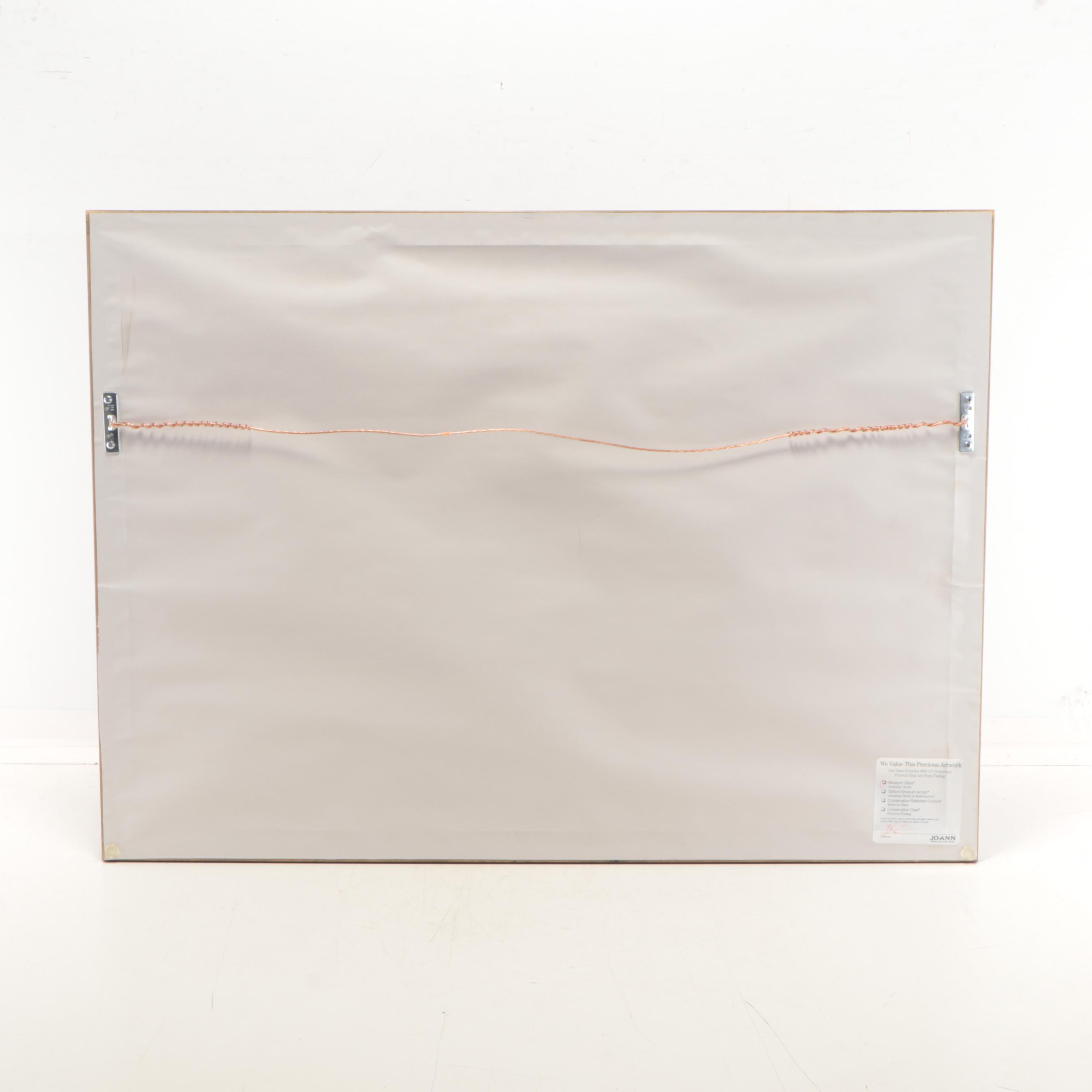 Phil Ponder Offset Lithograph "Memorial Hall / Cumberland University"