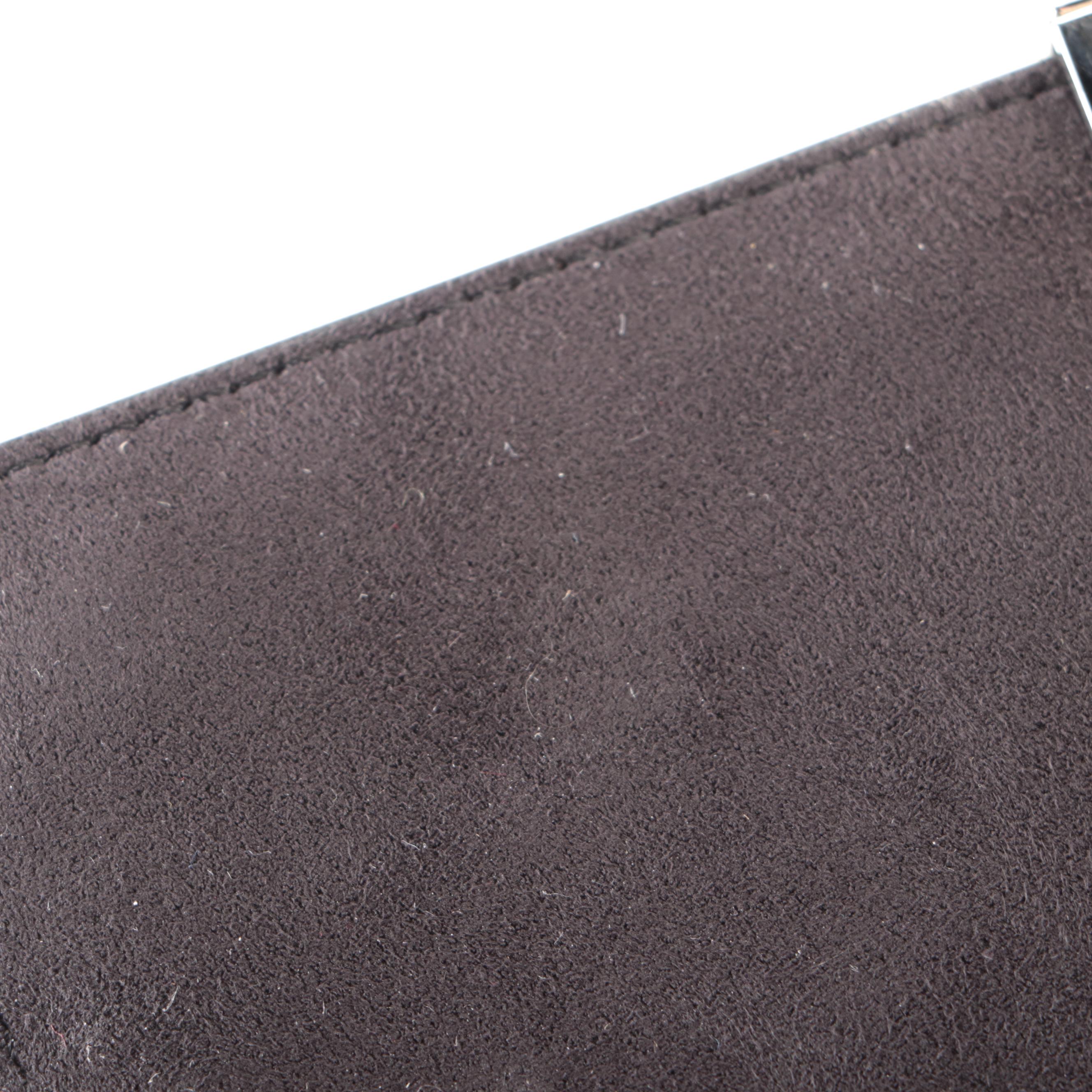 Fendi Mini Kan I Monster Shoulder Bag in Black Leather