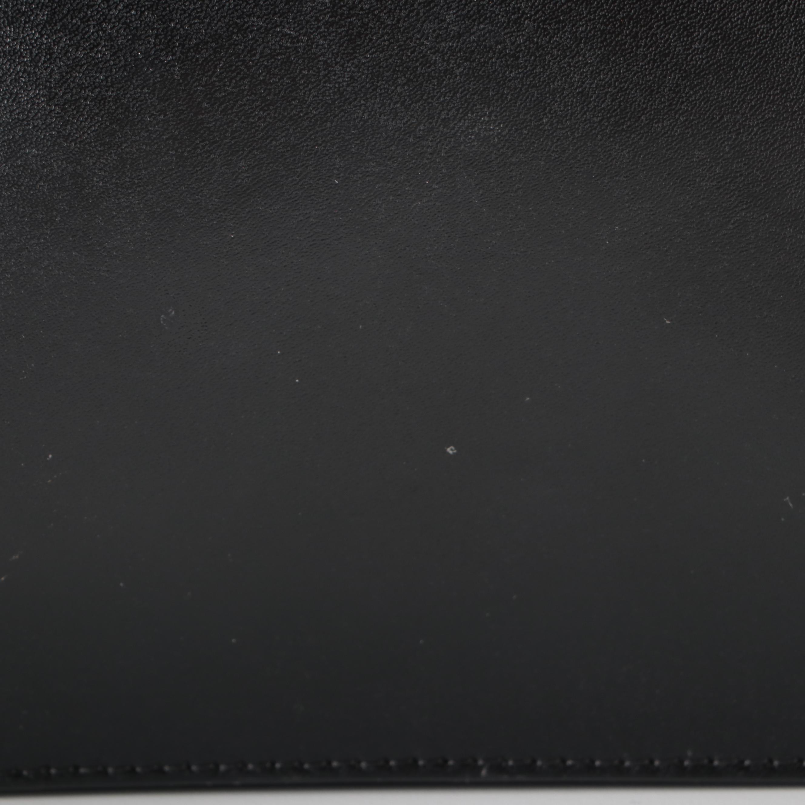 Fendi Mini Kan I Monster Shoulder Bag in Black Leather