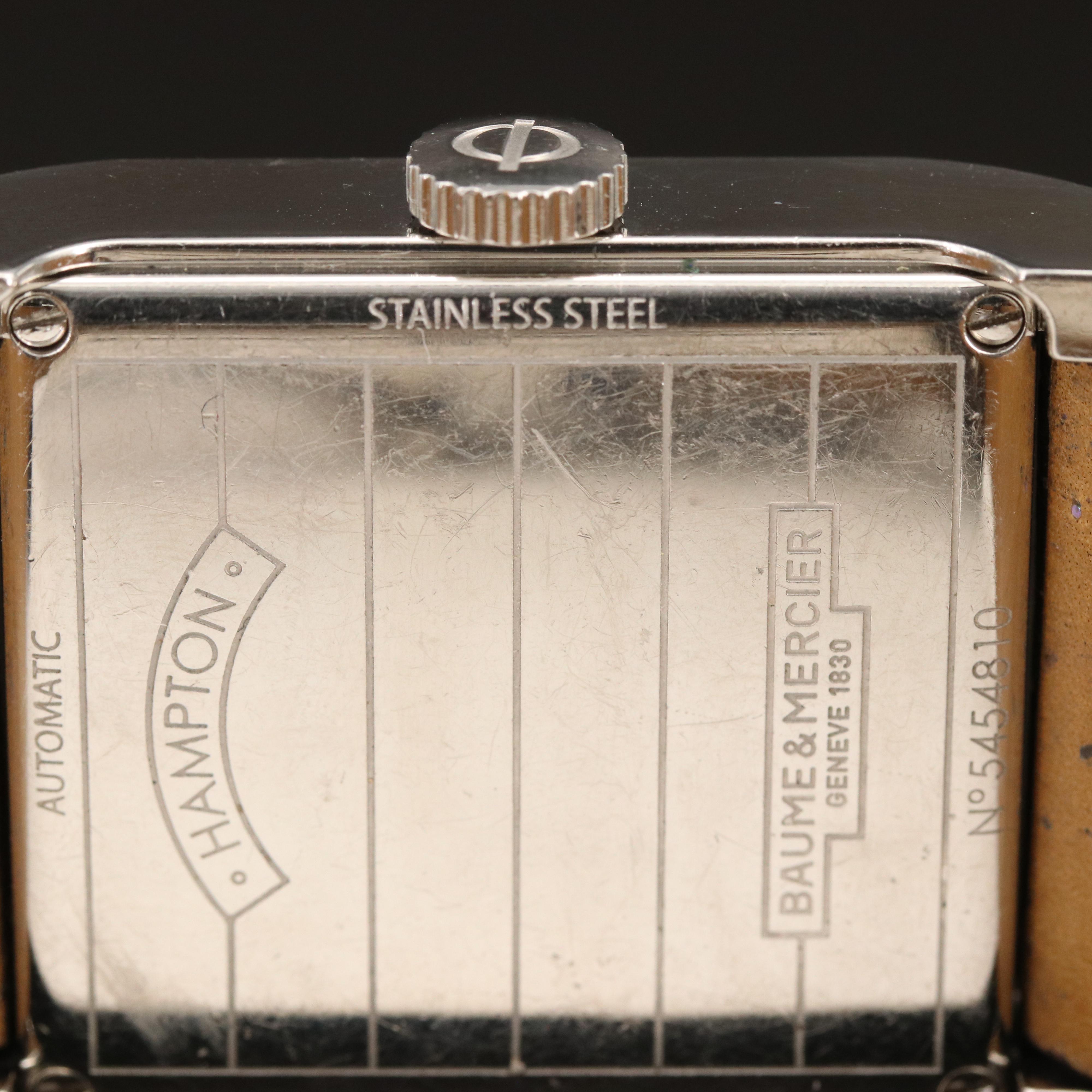 Baume & Mercier Hampton Automatic Stainless Steel Watch