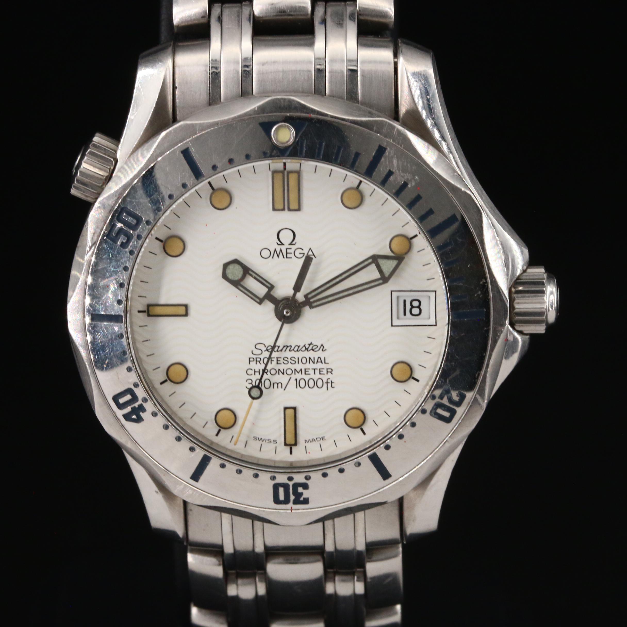 Omega Seamaster Professional Automatic with Date Stainless Steel Wriatwatch