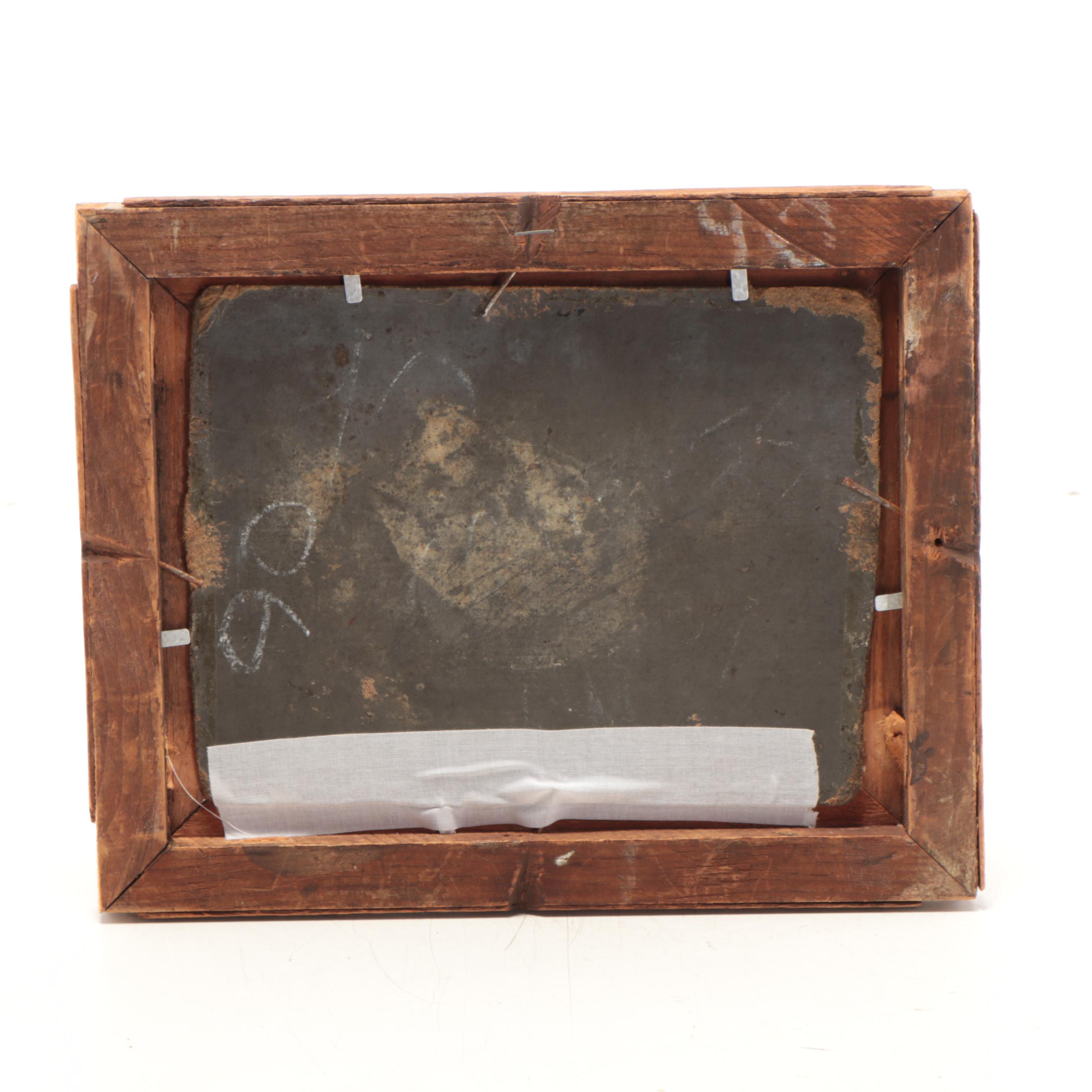 George Armfield Oil Painting of Dogs in an Interior, 1873