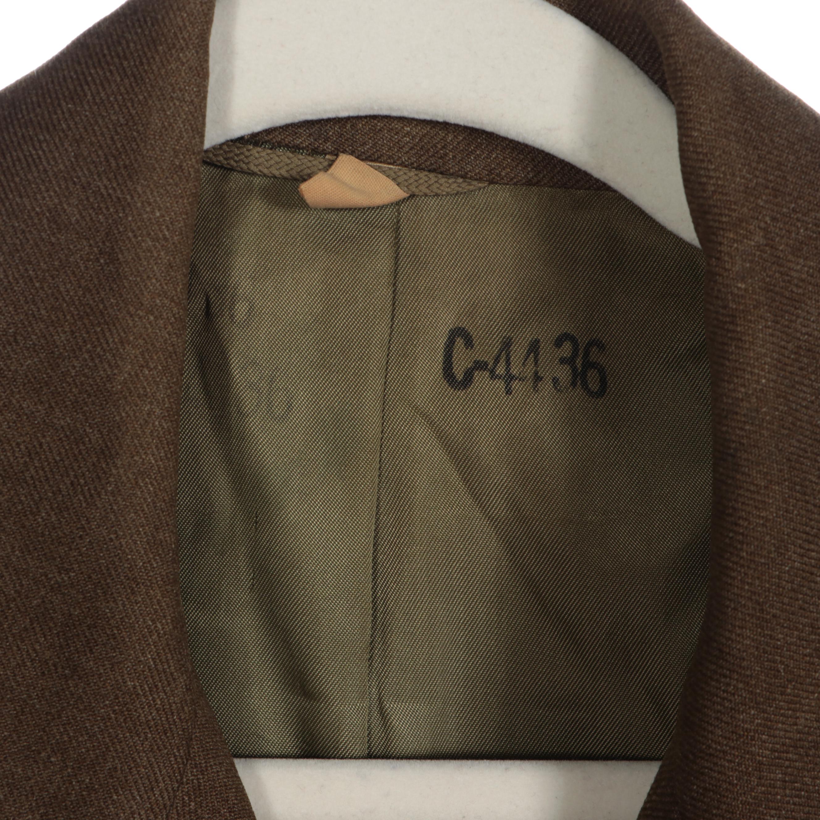 WWI Era U.S. Army Service Coat and WWII Era U.S. Army Eisenhower Jacket