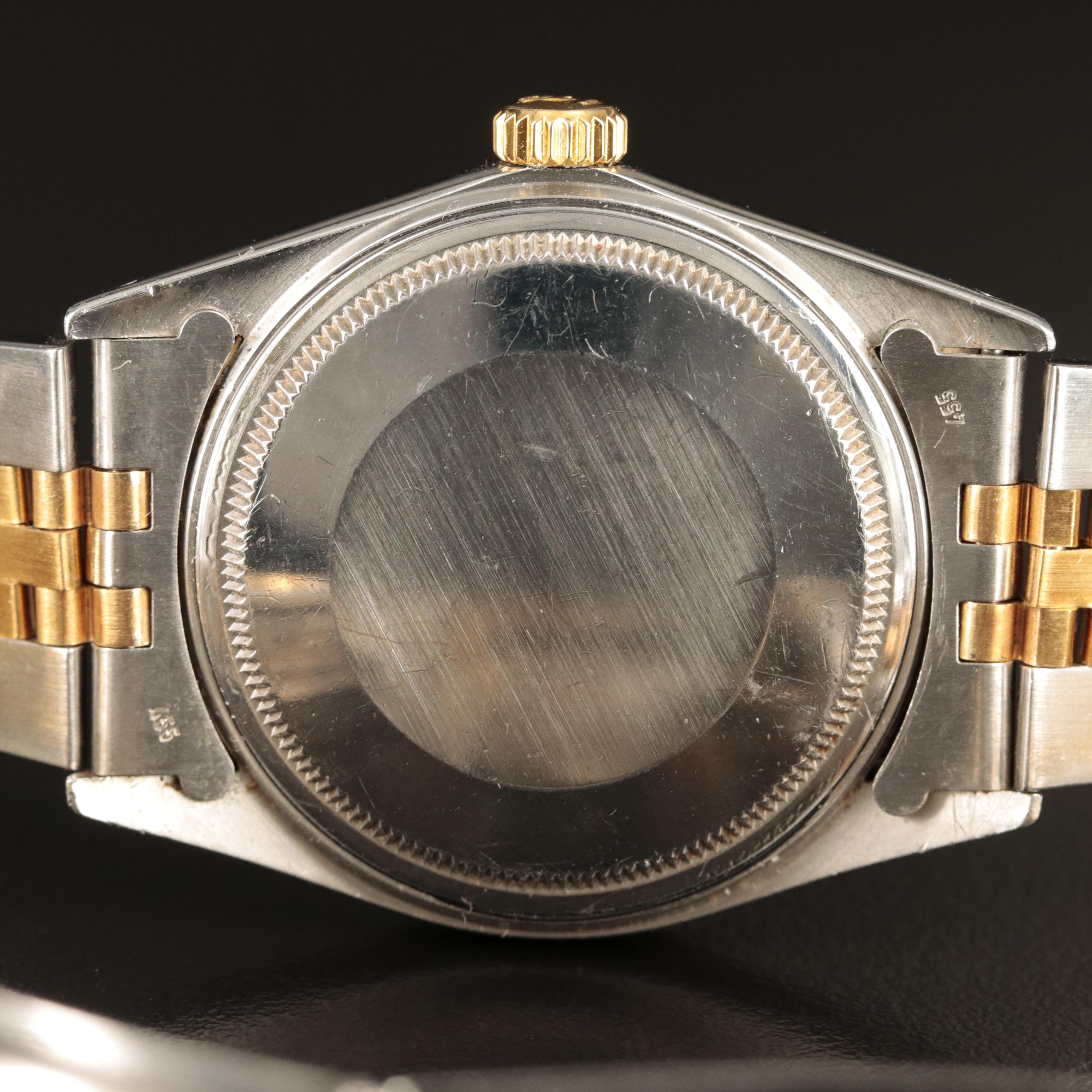 1987-1988 Rolex Datejust 18K and Stainless Steel Watch