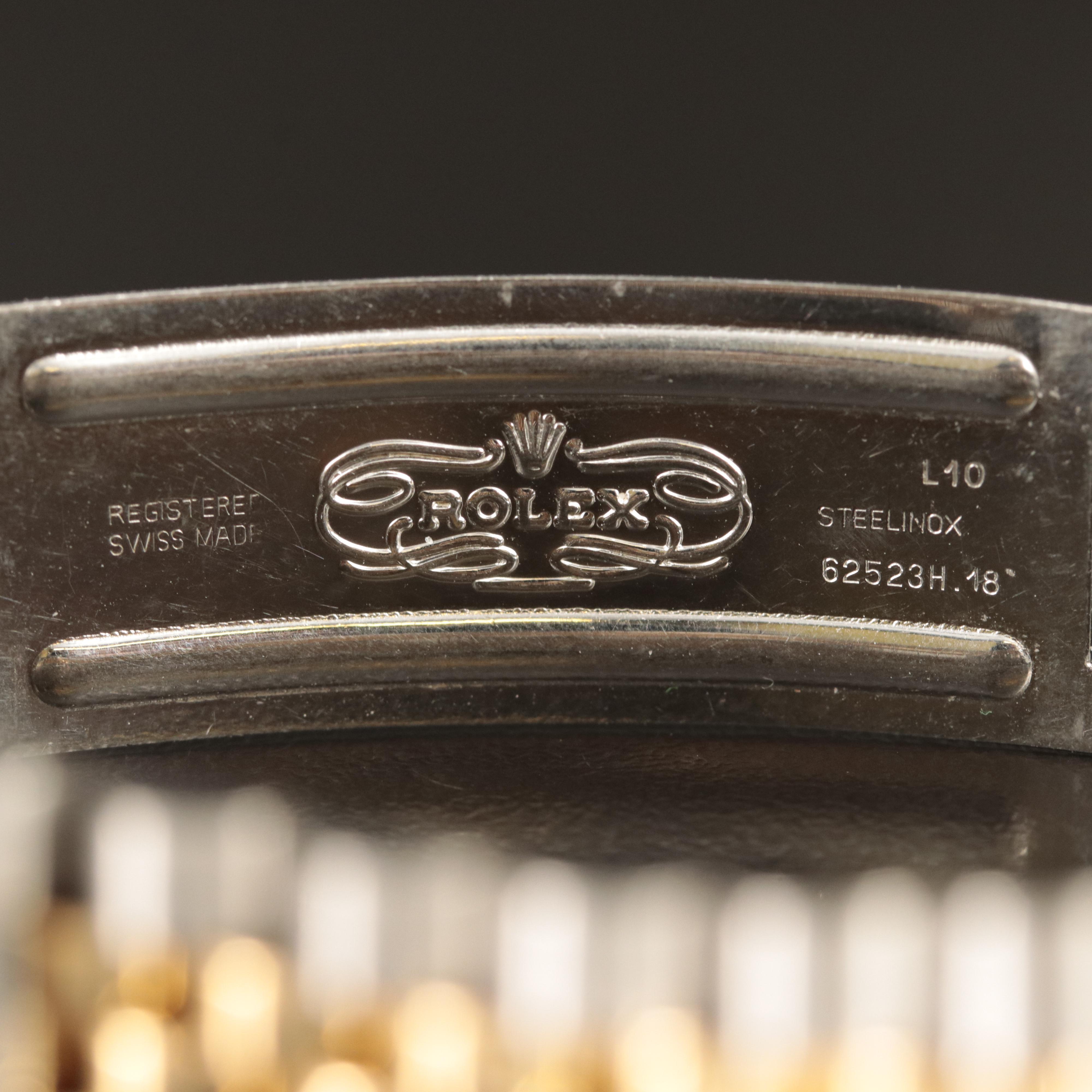 1987-1988 Rolex Datejust 18K and Stainless Steel Watch