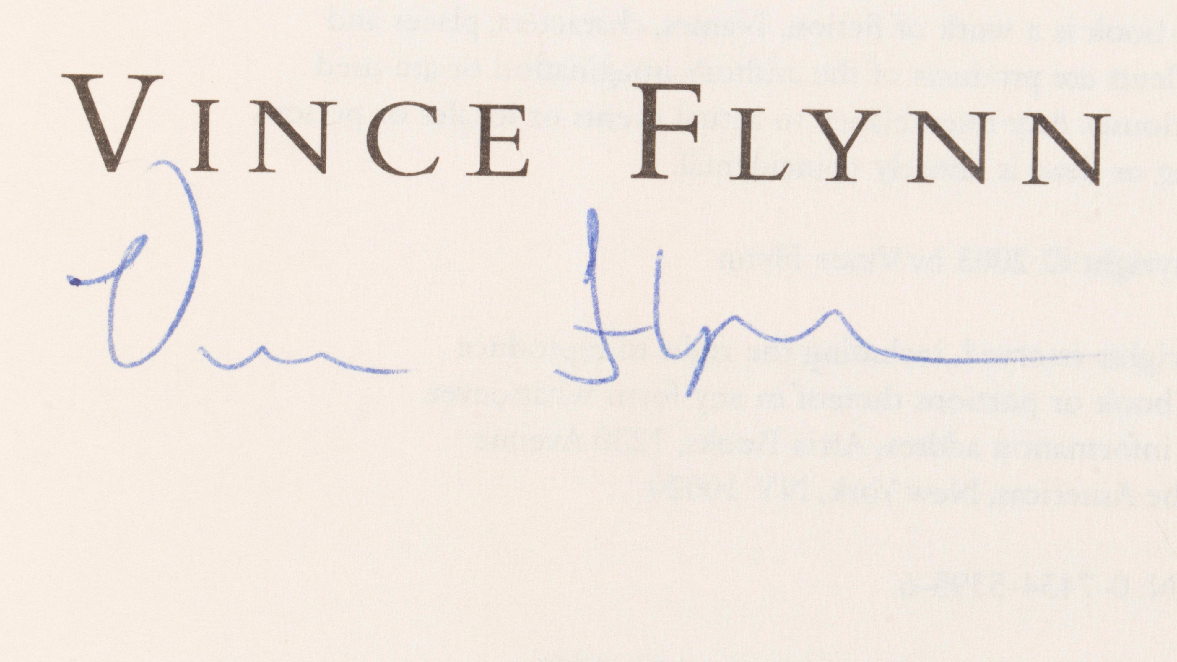 Signed Vince Flynn "Executive Power," Tom Clancy "Executive Orders"  and Others