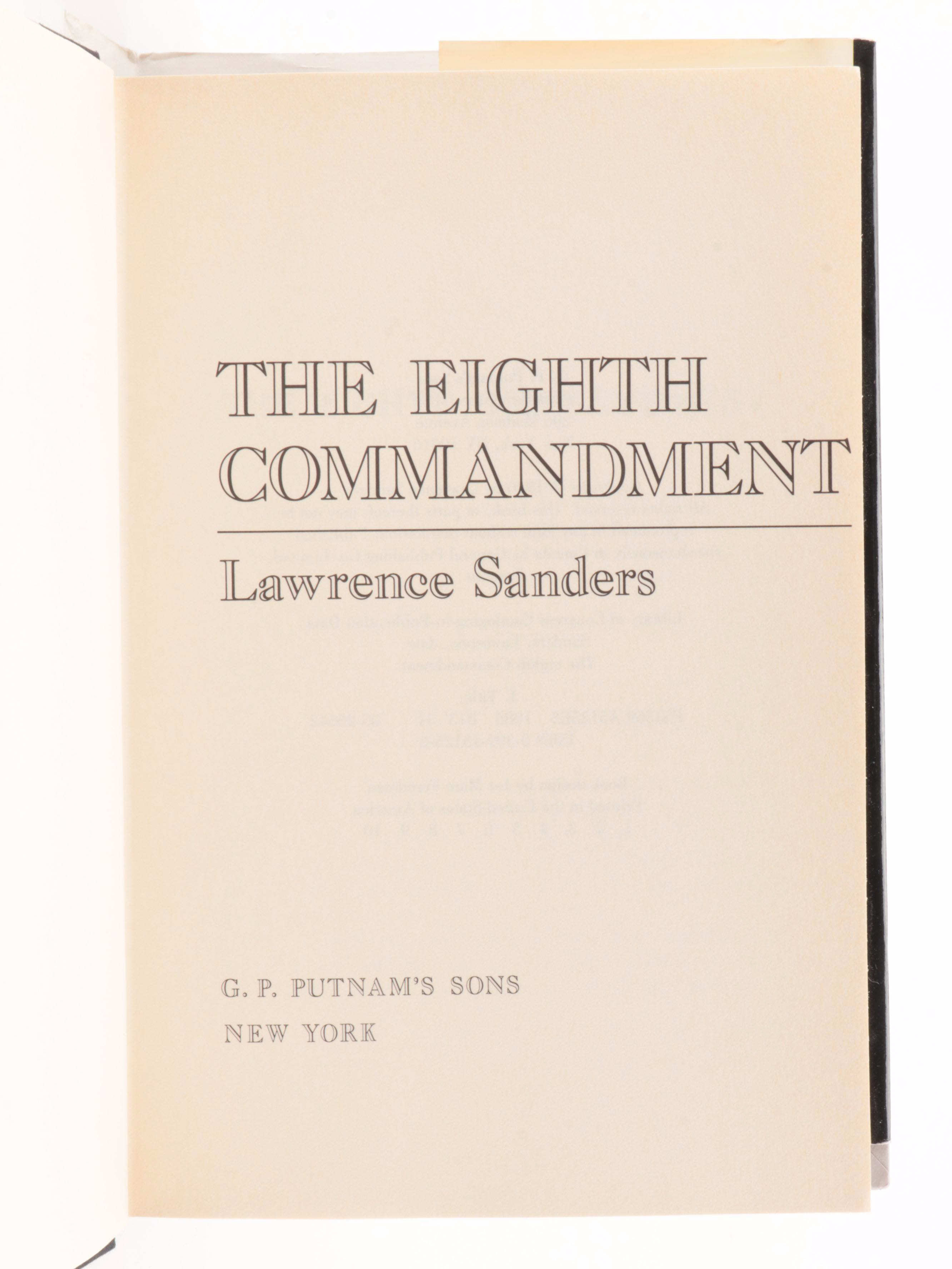 Signed Vince Flynn "Executive Power," Tom Clancy "Executive Orders"  and Others