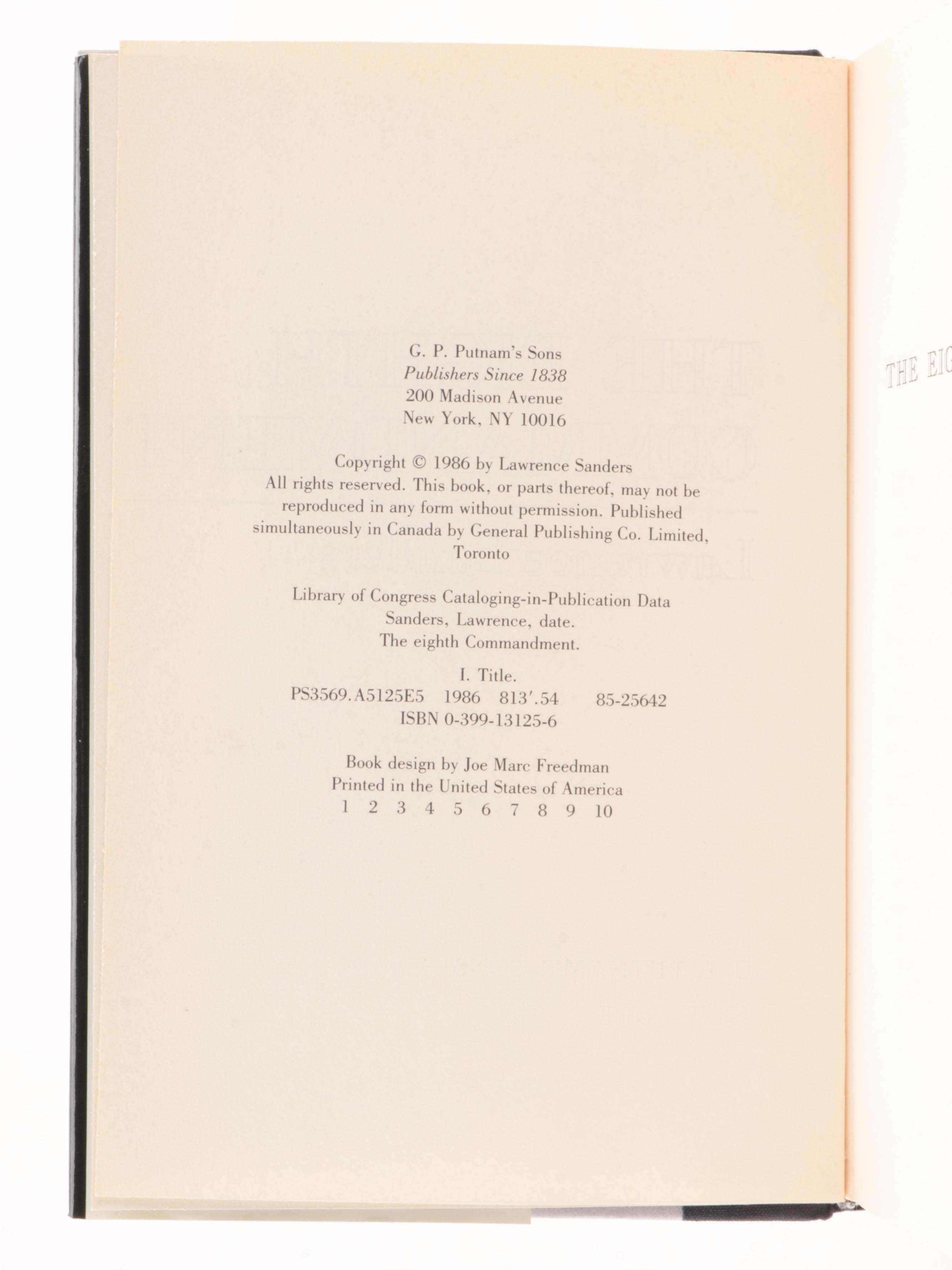 Signed Vince Flynn "Executive Power," Tom Clancy "Executive Orders"  and Others