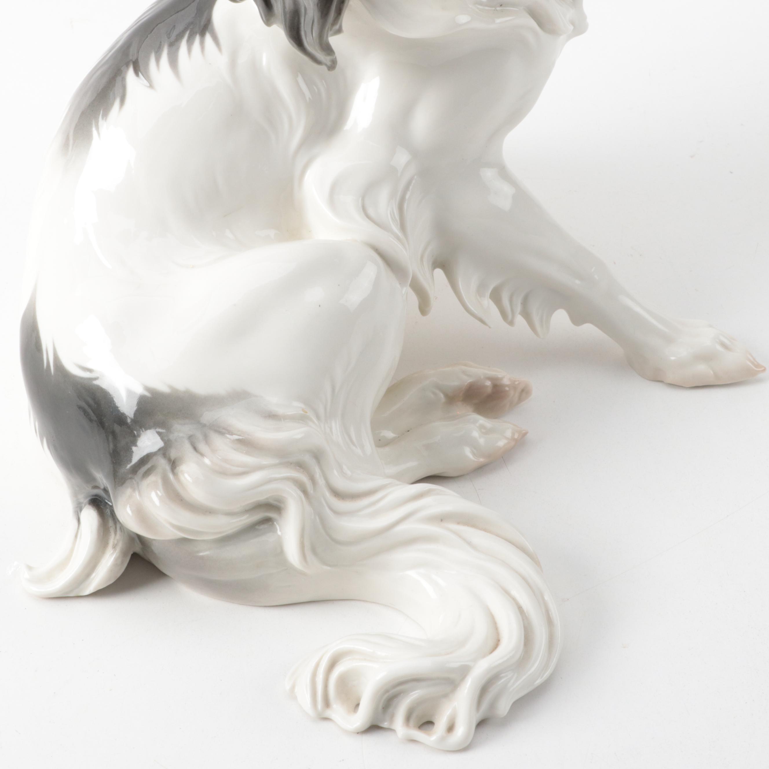 Nymphenburg Porcelain Japanese Chin Figurine, 1997-2007