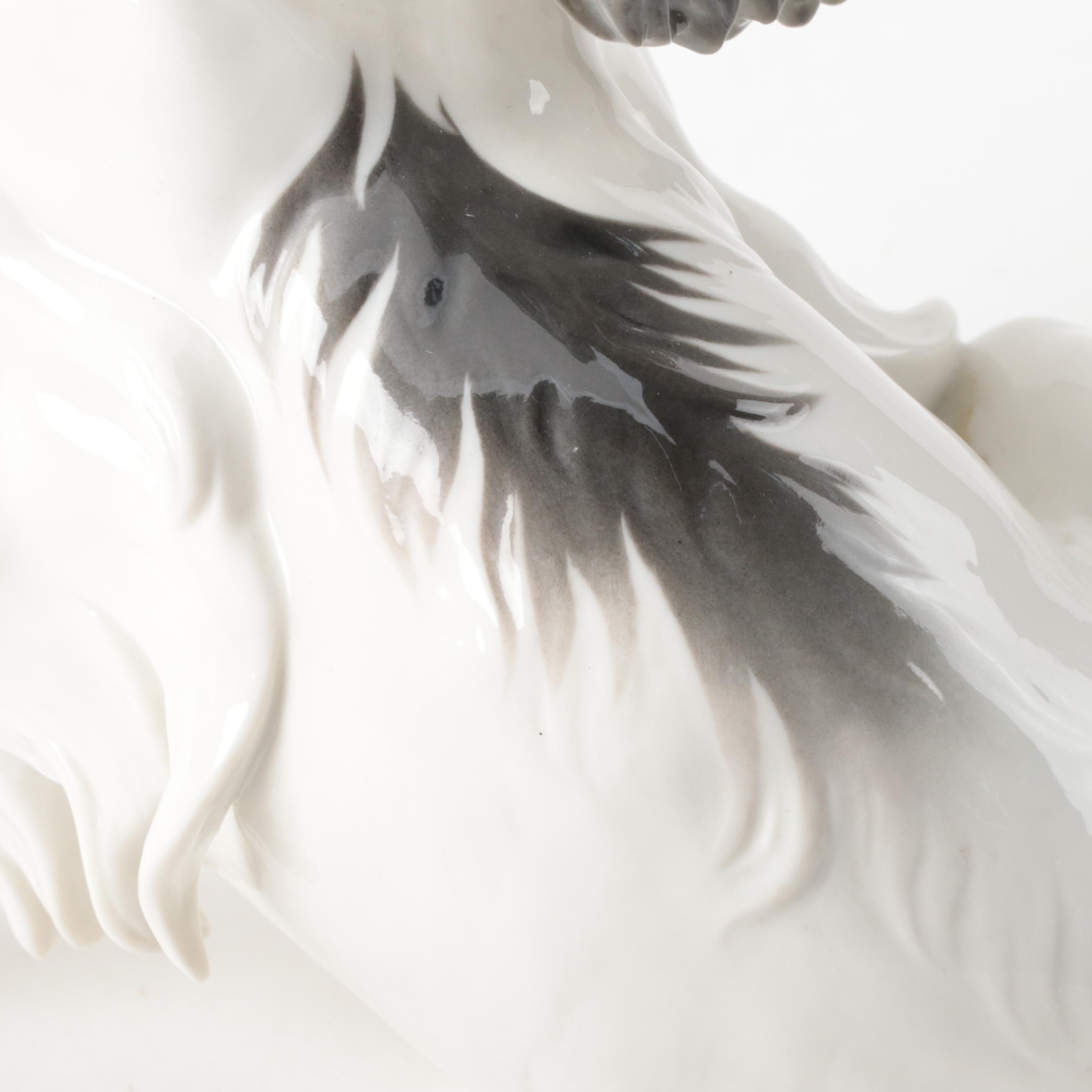 Nymphenburg Porcelain Japanese Chin Figurine, 1997-2007