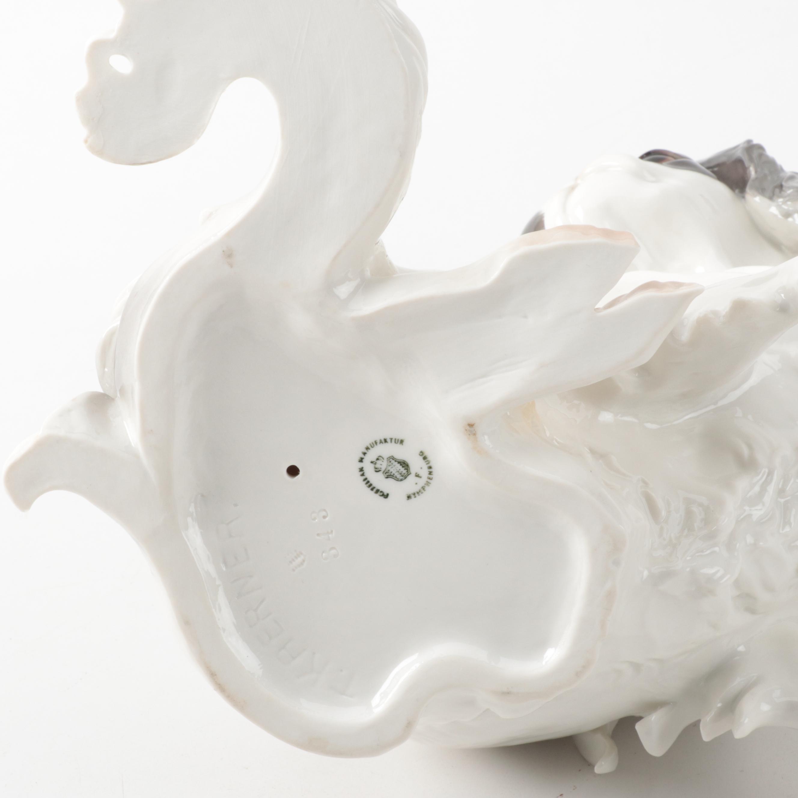 Nymphenburg Porcelain Japanese Chin Figurine, 1997-2007