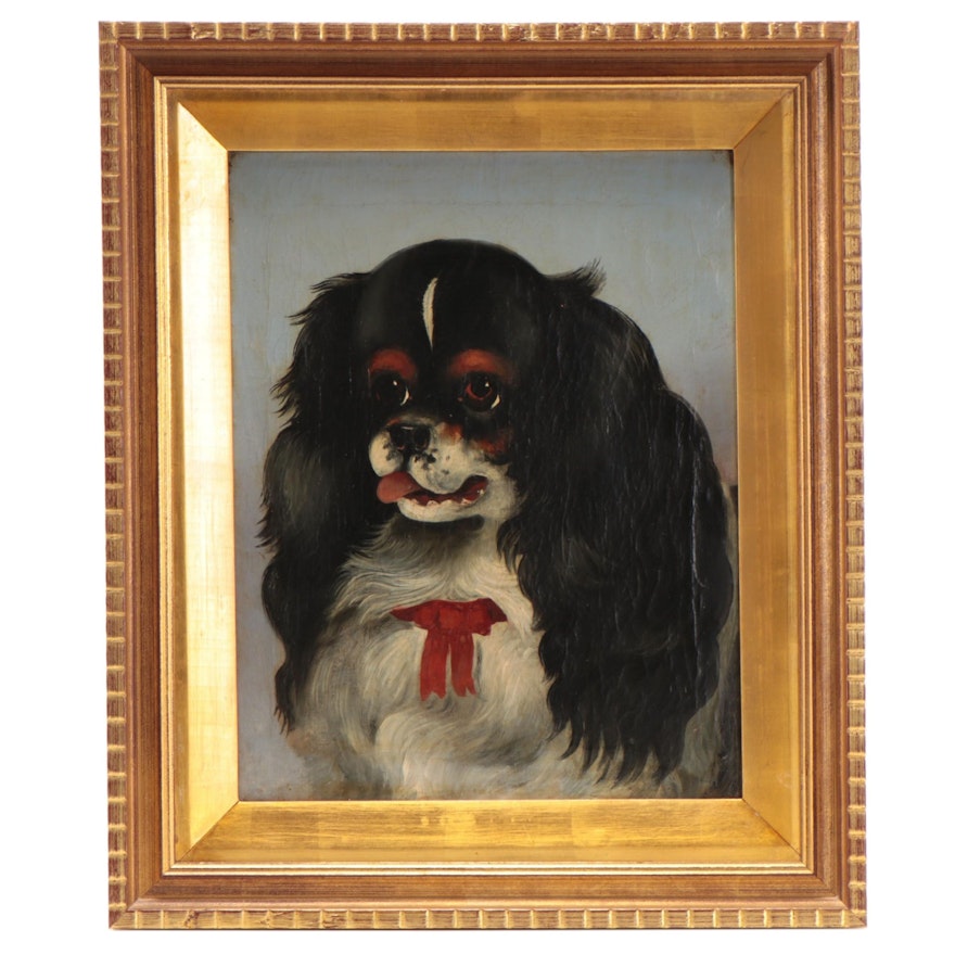 Canine Portrait of Cavalier King Charles Spaniel, Early to Mid-20th Century