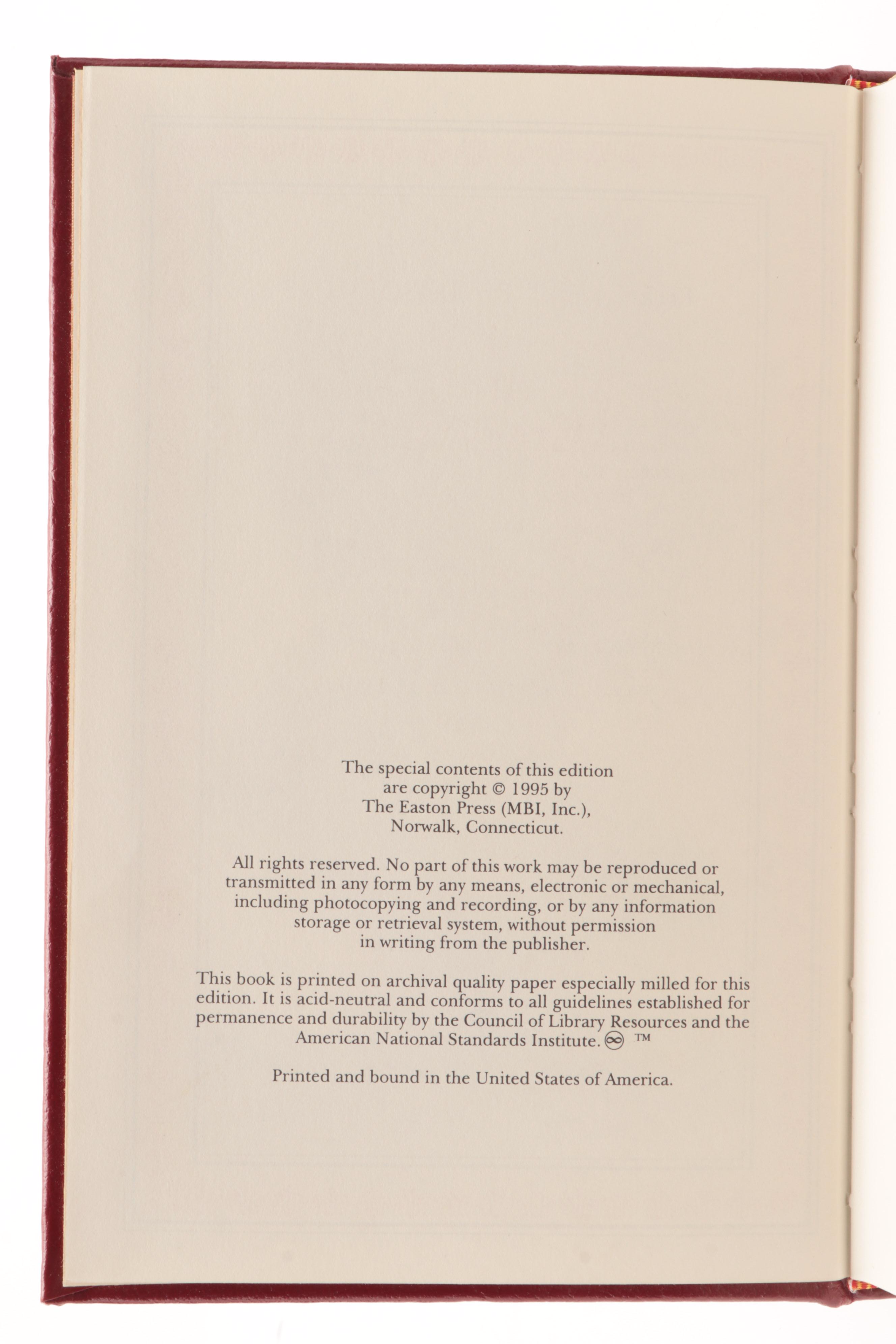 Easton Press Collector's Edition "The Great Philosophers" Twelve-Volume Set