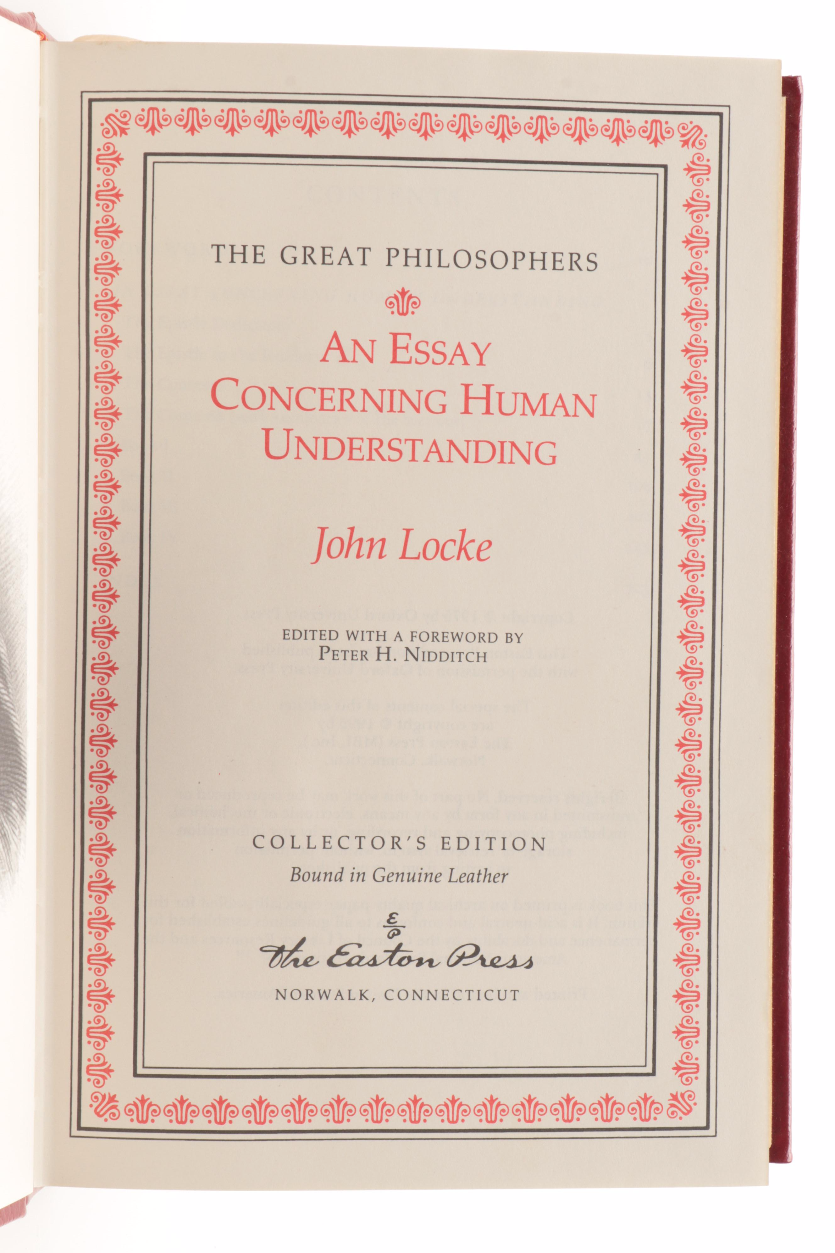 Easton Press Collector's Edition "The Great Philosophers" Twelve-Volume Set