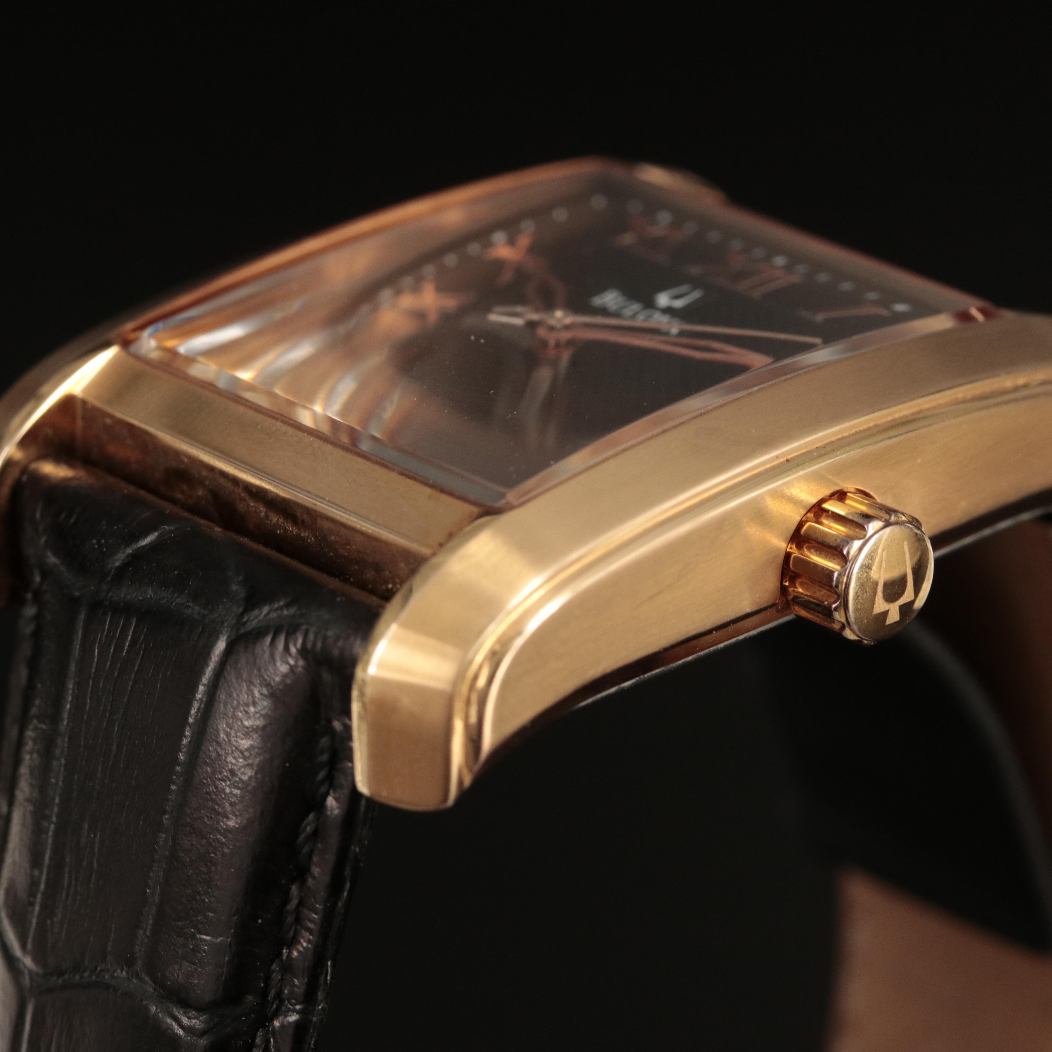 Bulova BVA Series 160 Automatic, Rose Gold Tone Stainless Steel Watch