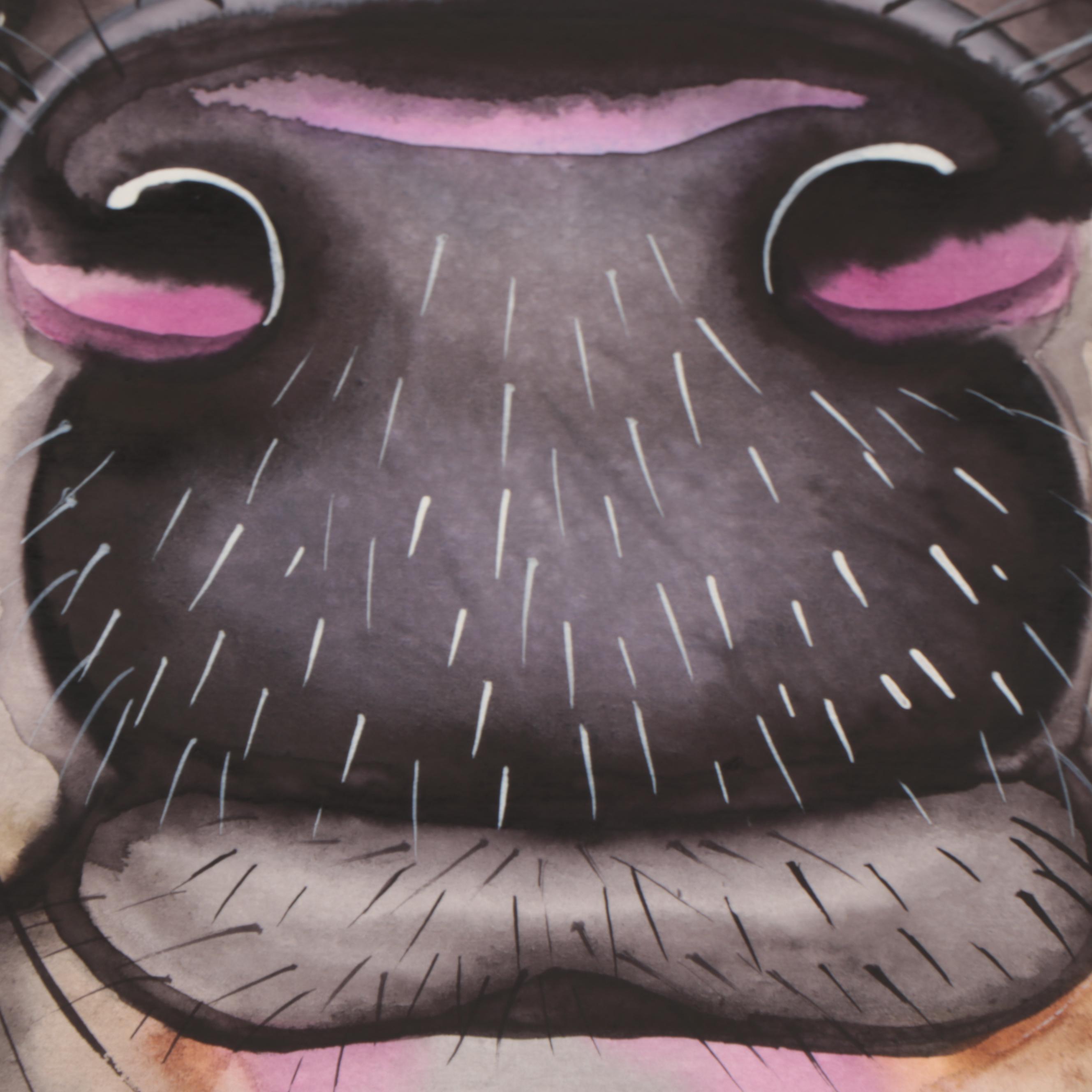 Anne Gorywine Watercolor Painting of Cow, 2020