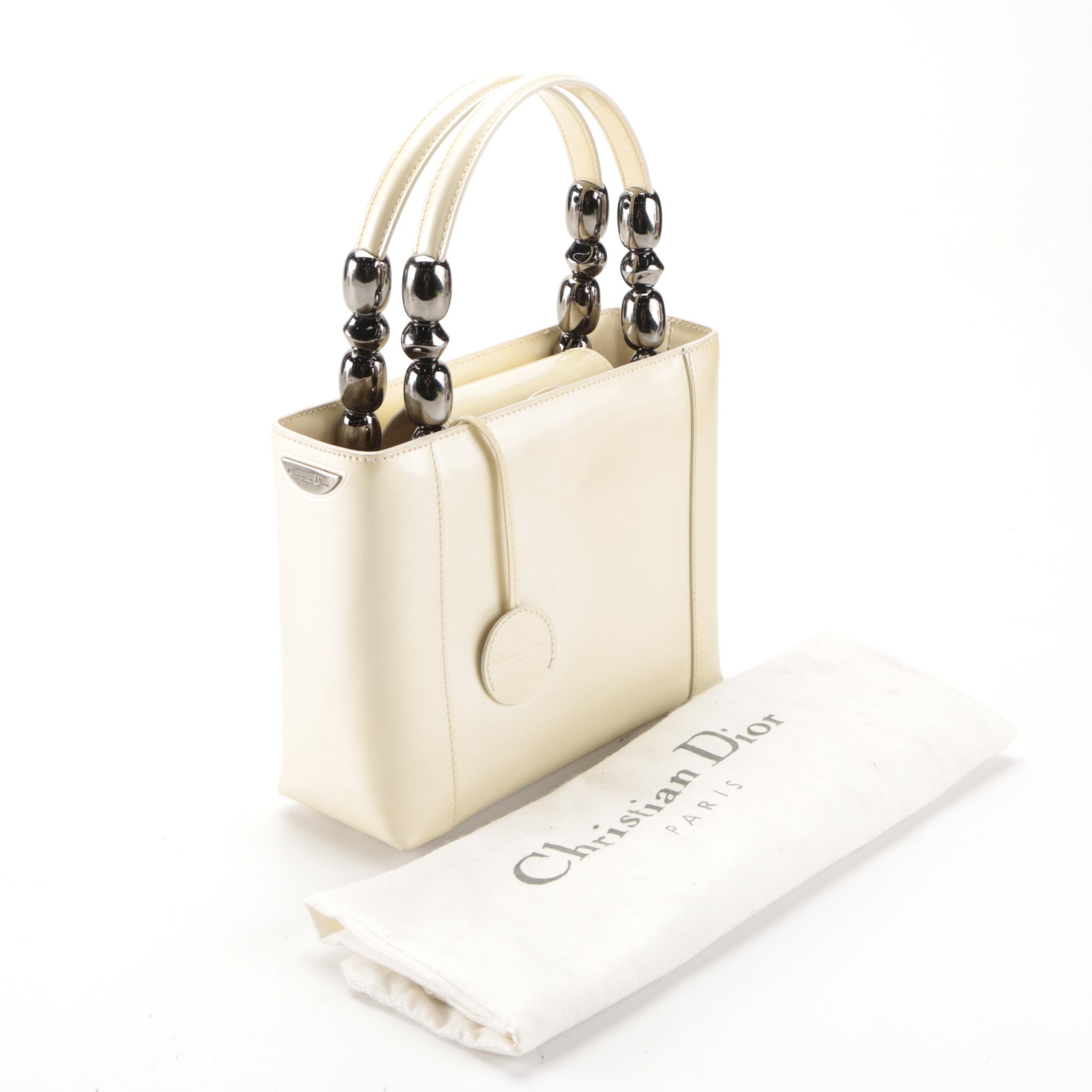 Christian Dior Malice Box Tote in Patent Leather