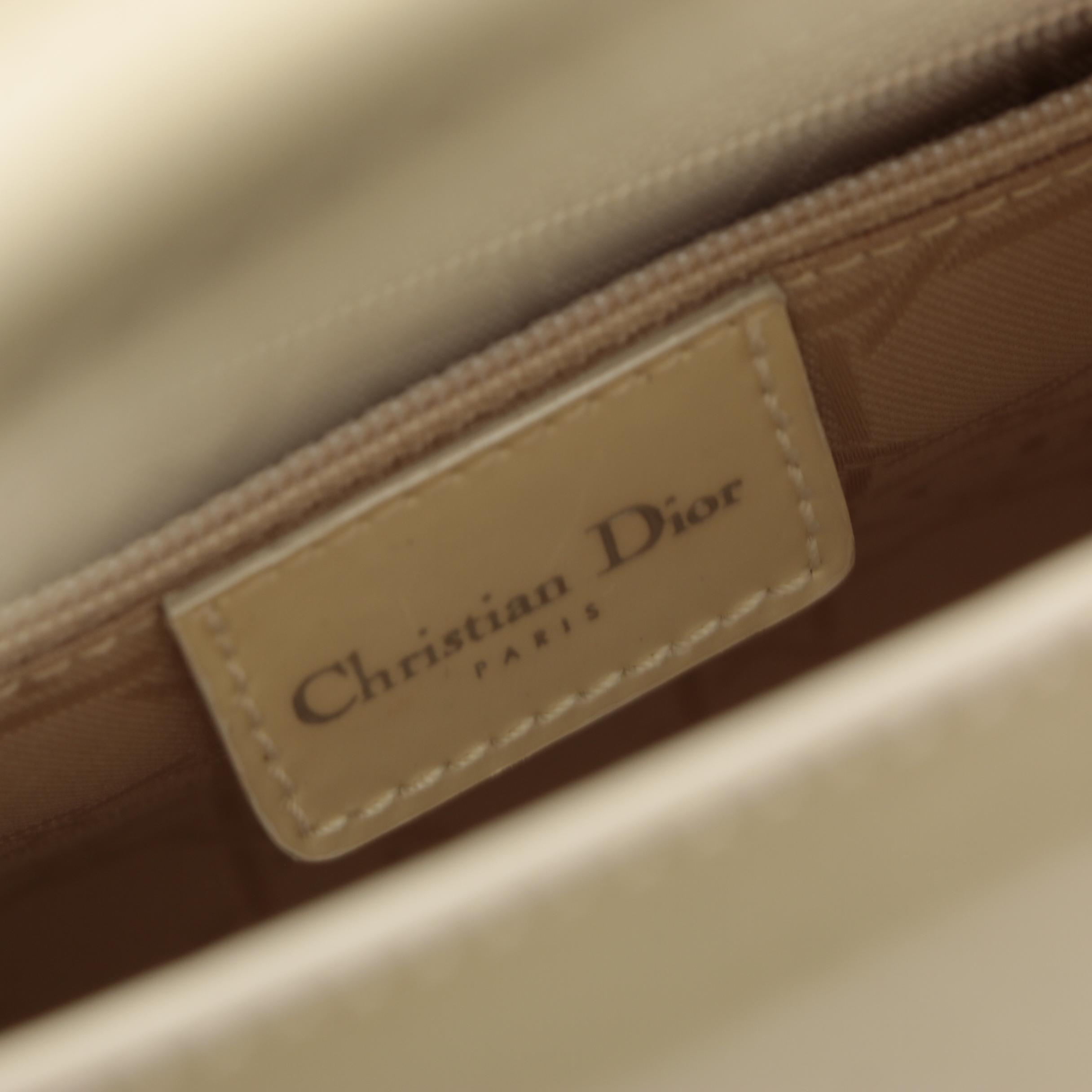 Christian Dior Malice Box Tote in Patent Leather