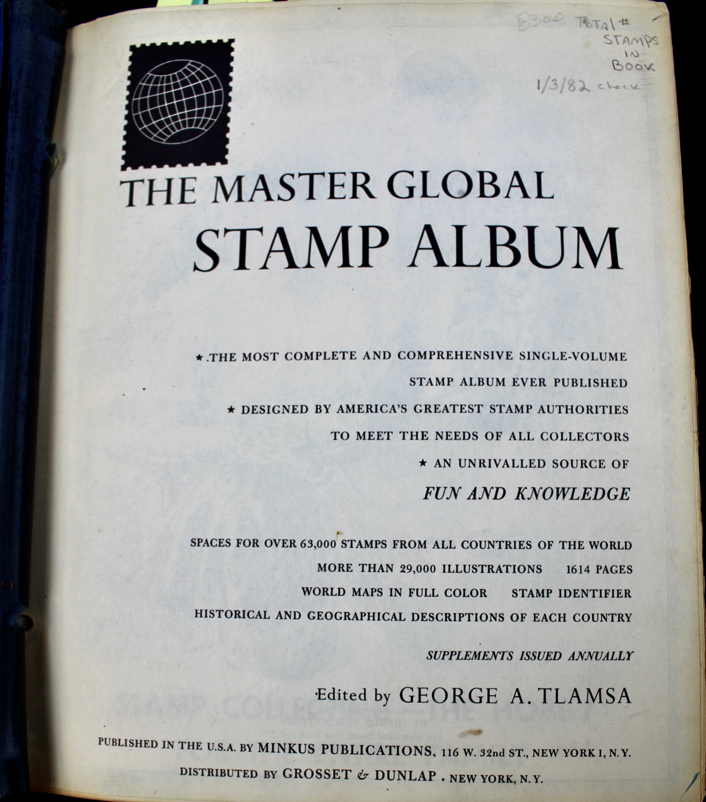 Minkus Master Global Stamp Album