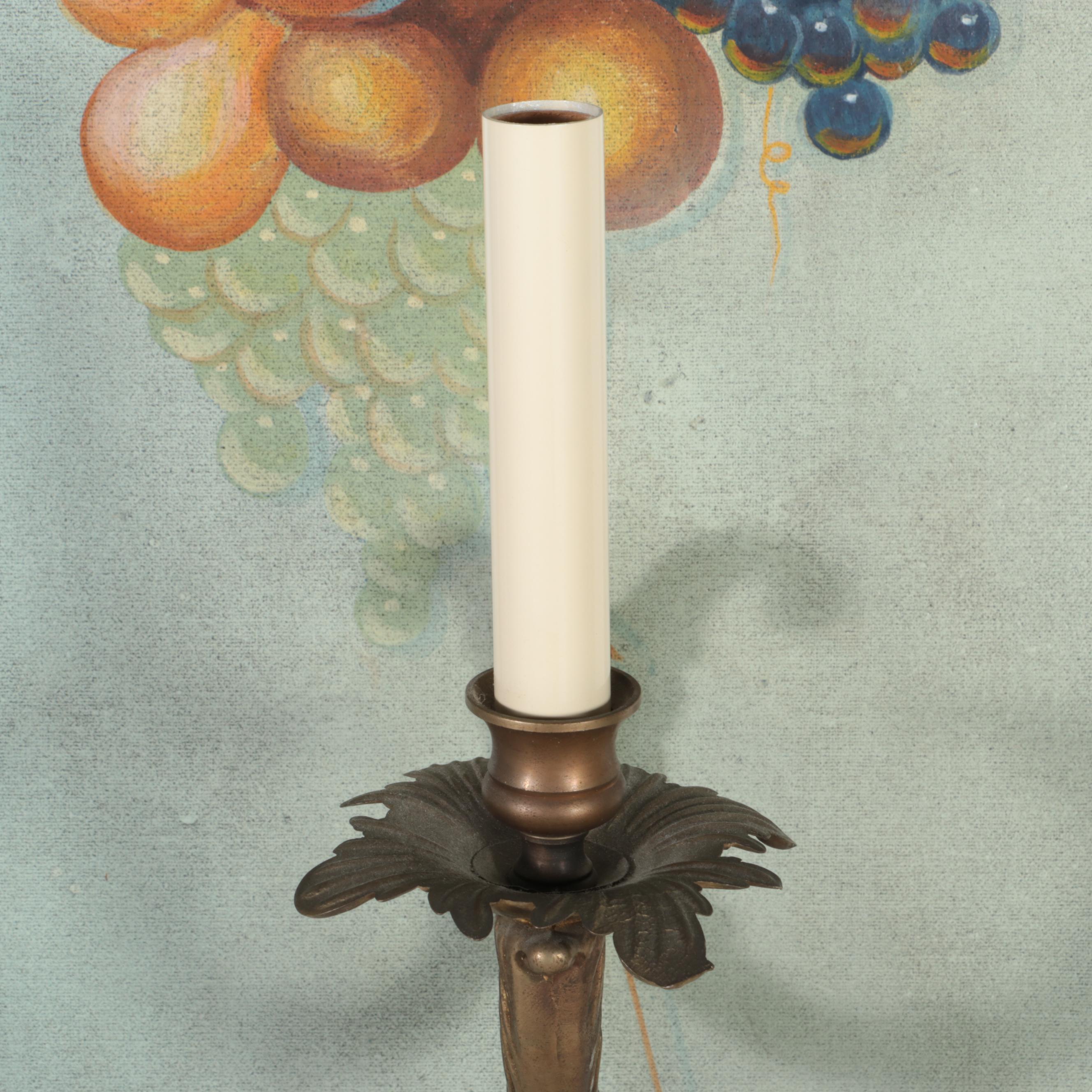 Maitland-Smith Singerie Style Hanging Wall Panels with Sconces