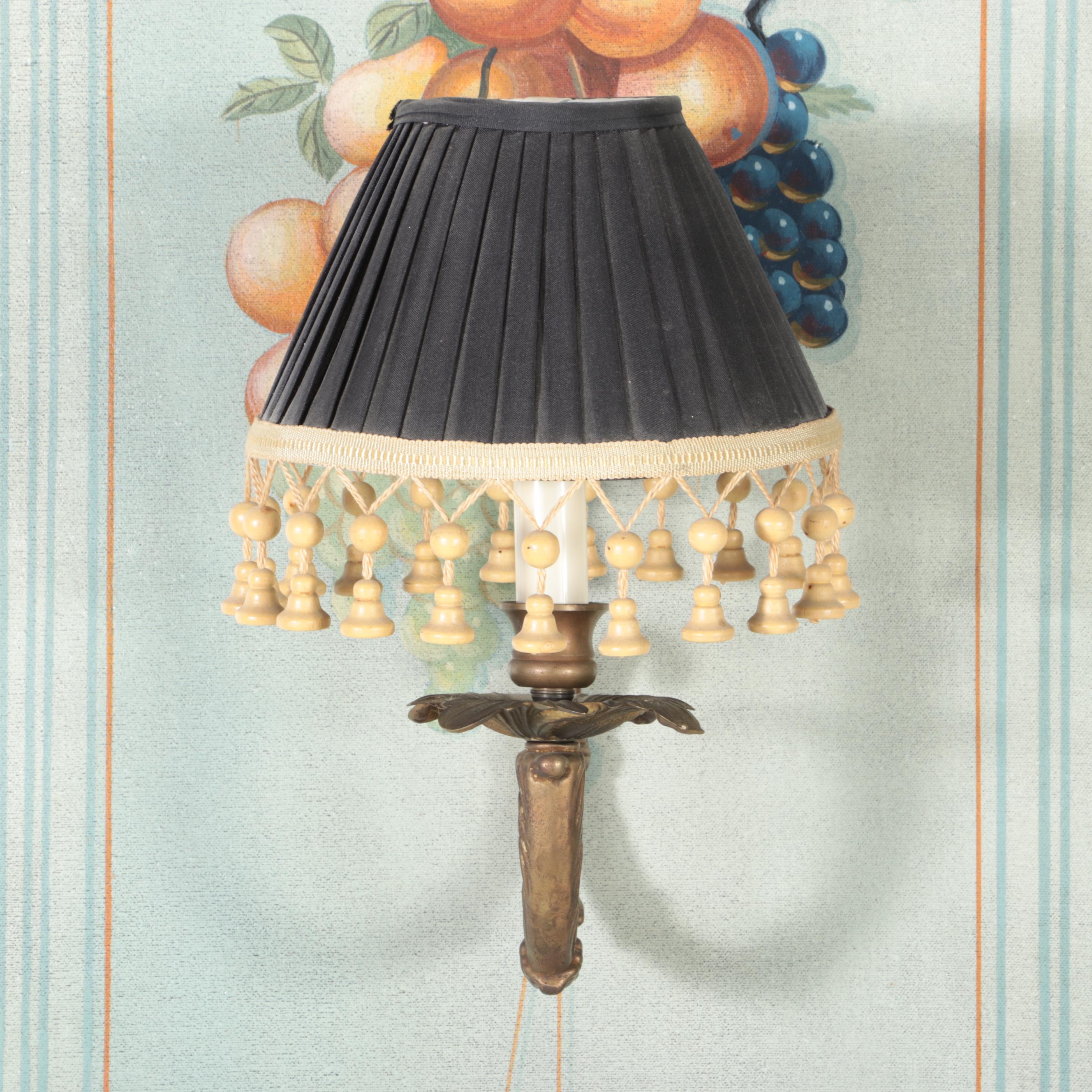 Maitland-Smith Singerie Style Hanging Wall Panels with Sconces