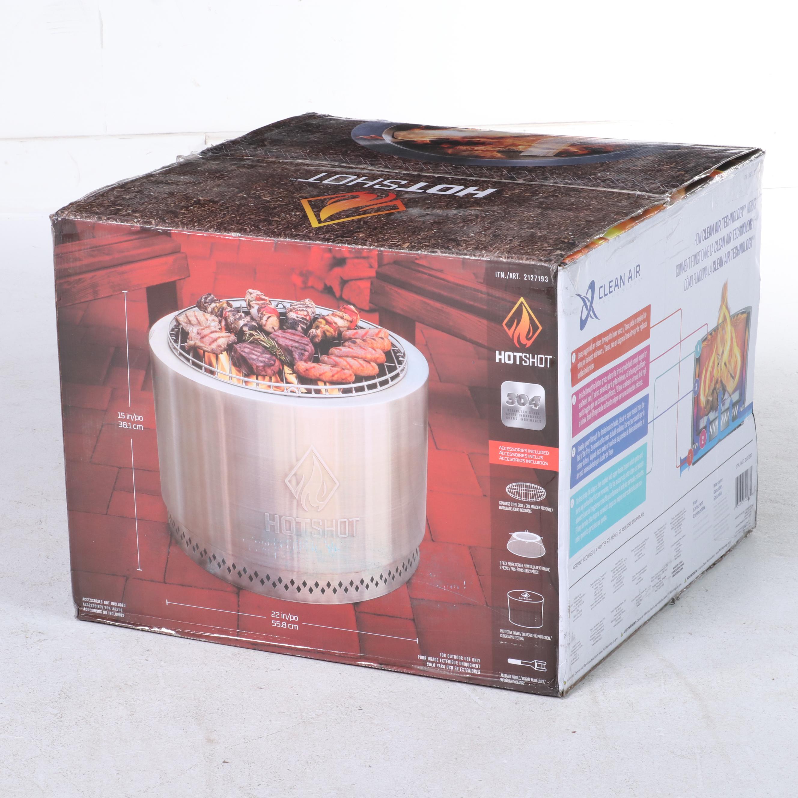 HotShot 22" Wood Burning Fire Pit