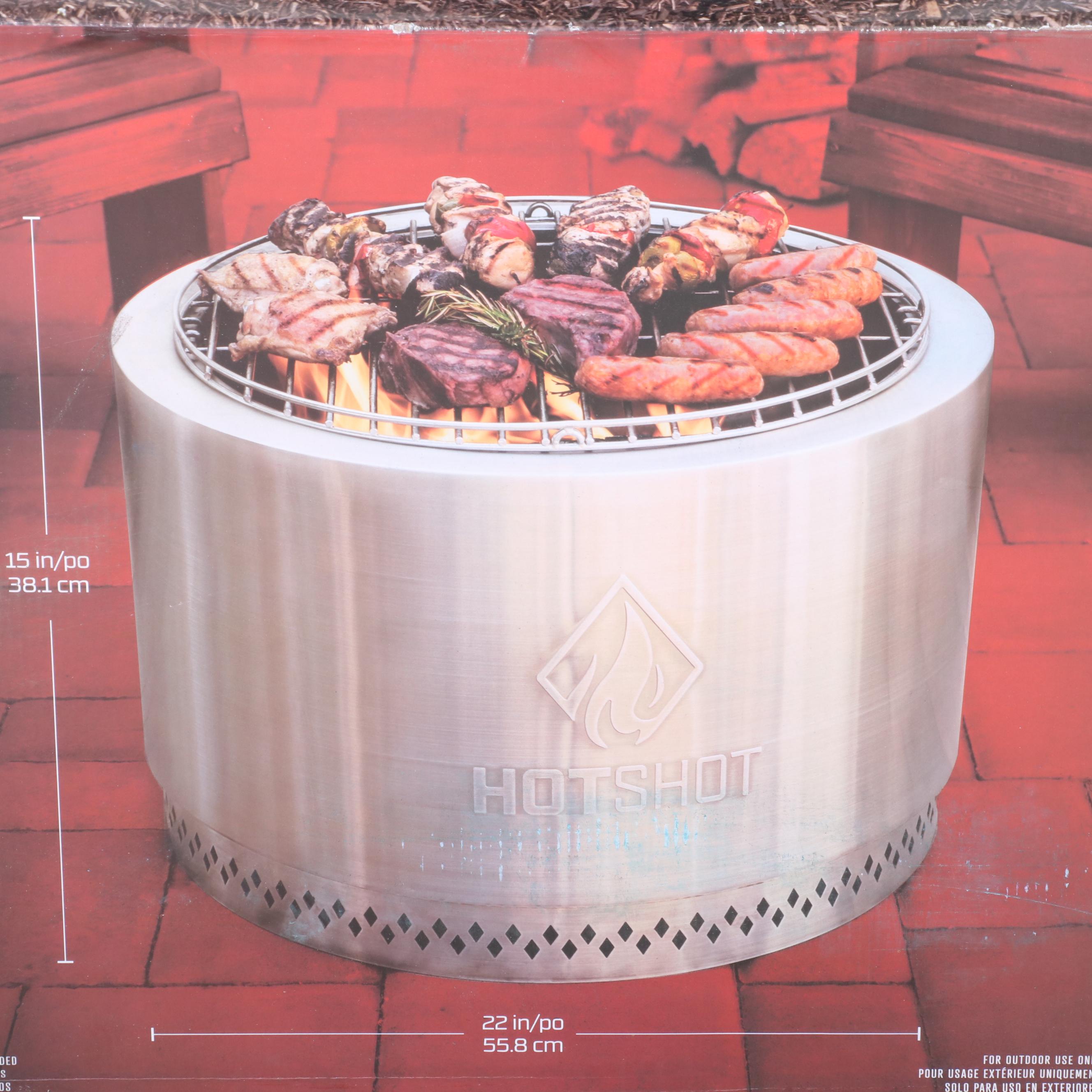 HotShot 22" Wood Burning Fire Pit