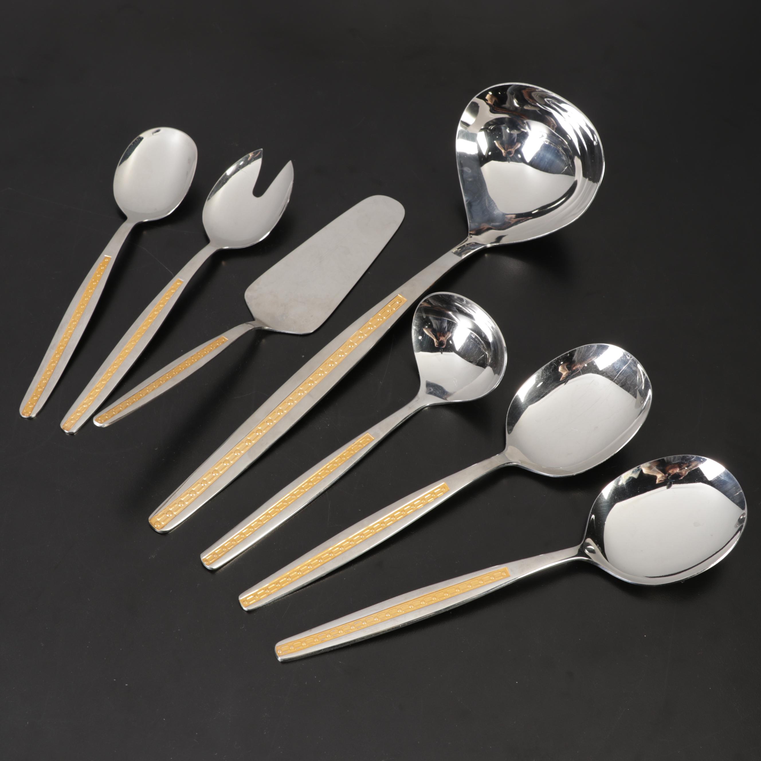 German Stainless Steel Flatware and Serving Utensils