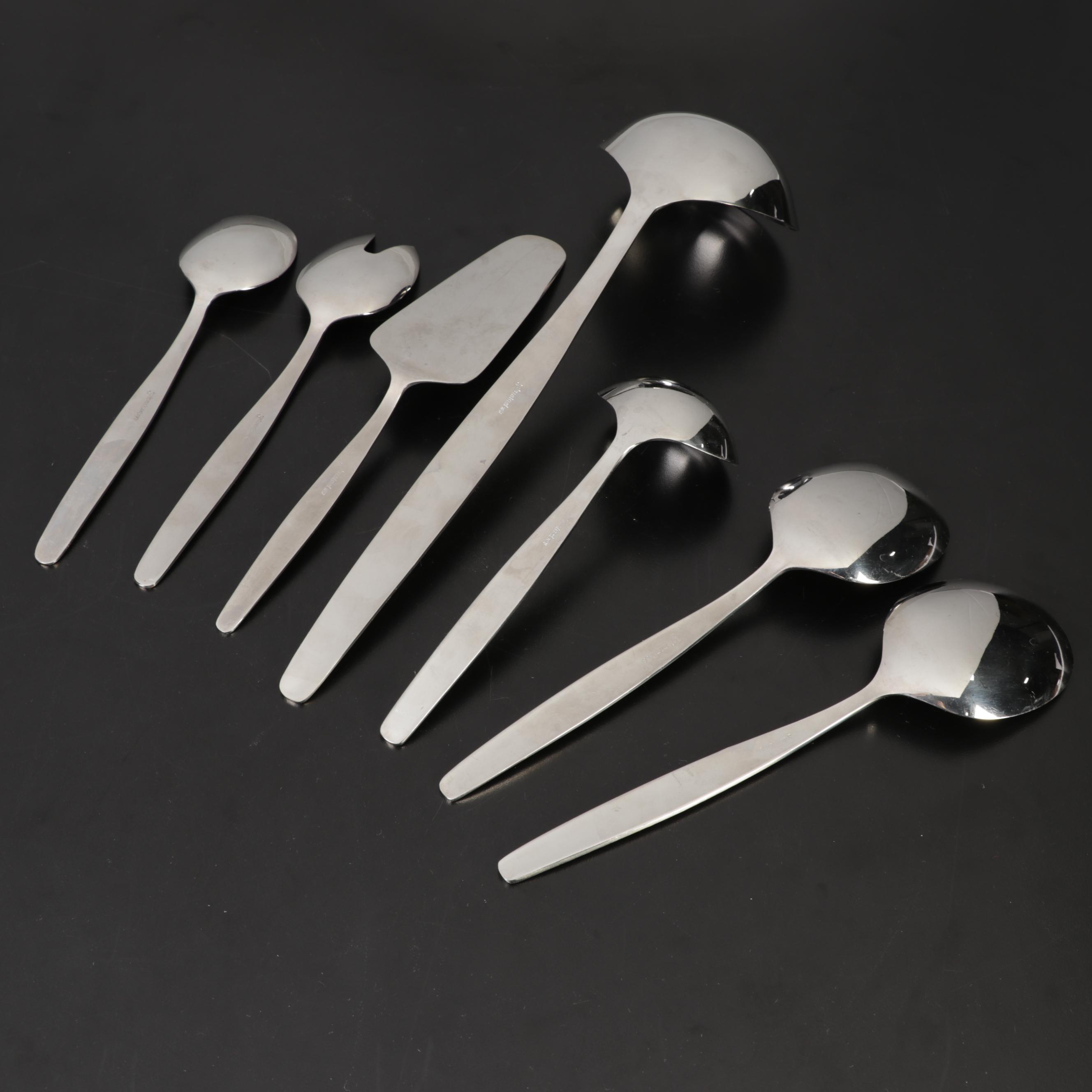 German Stainless Steel Flatware and Serving Utensils