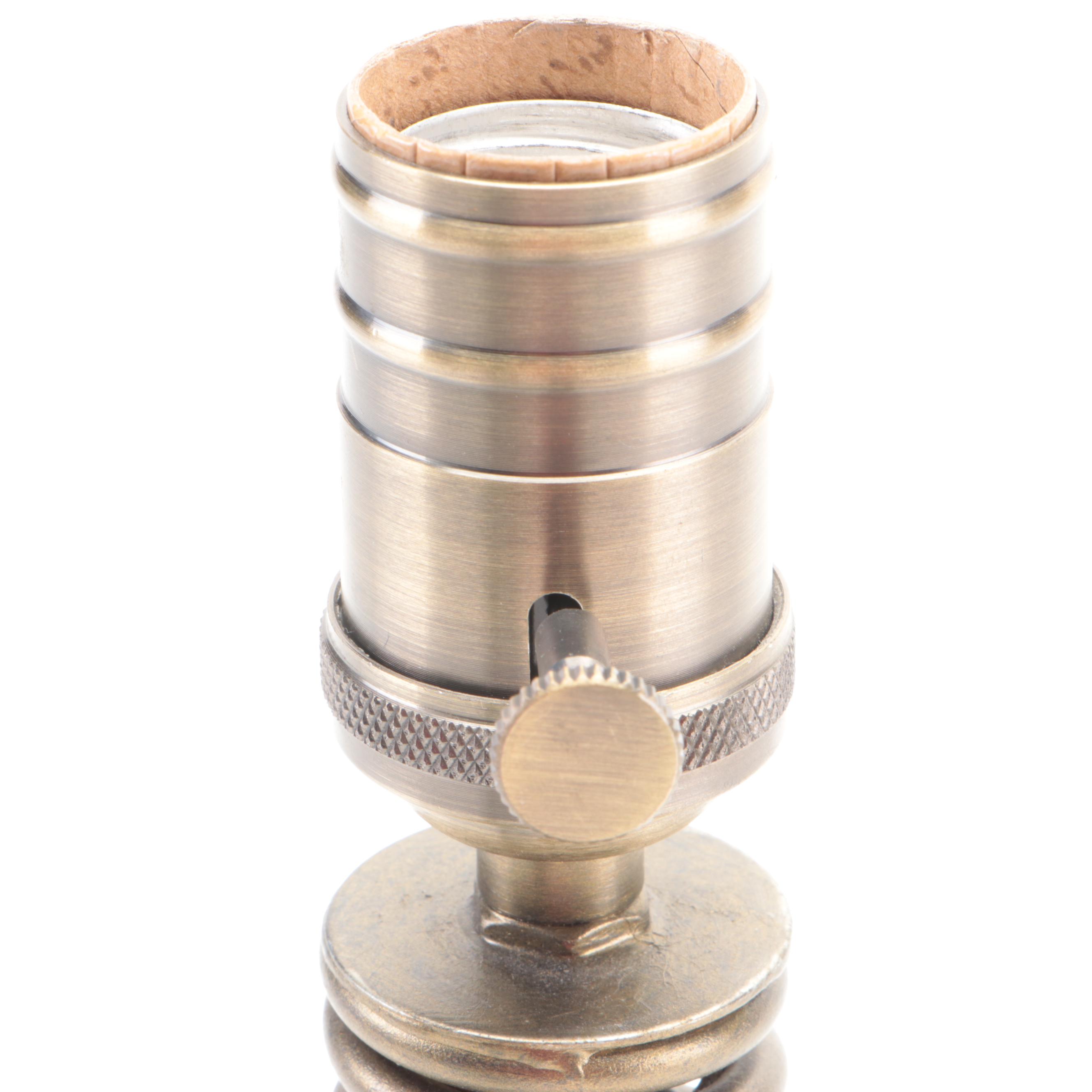 Industrial Steampunk Gear Table Lamp with Infinity 3D Fireworks Light Bulb