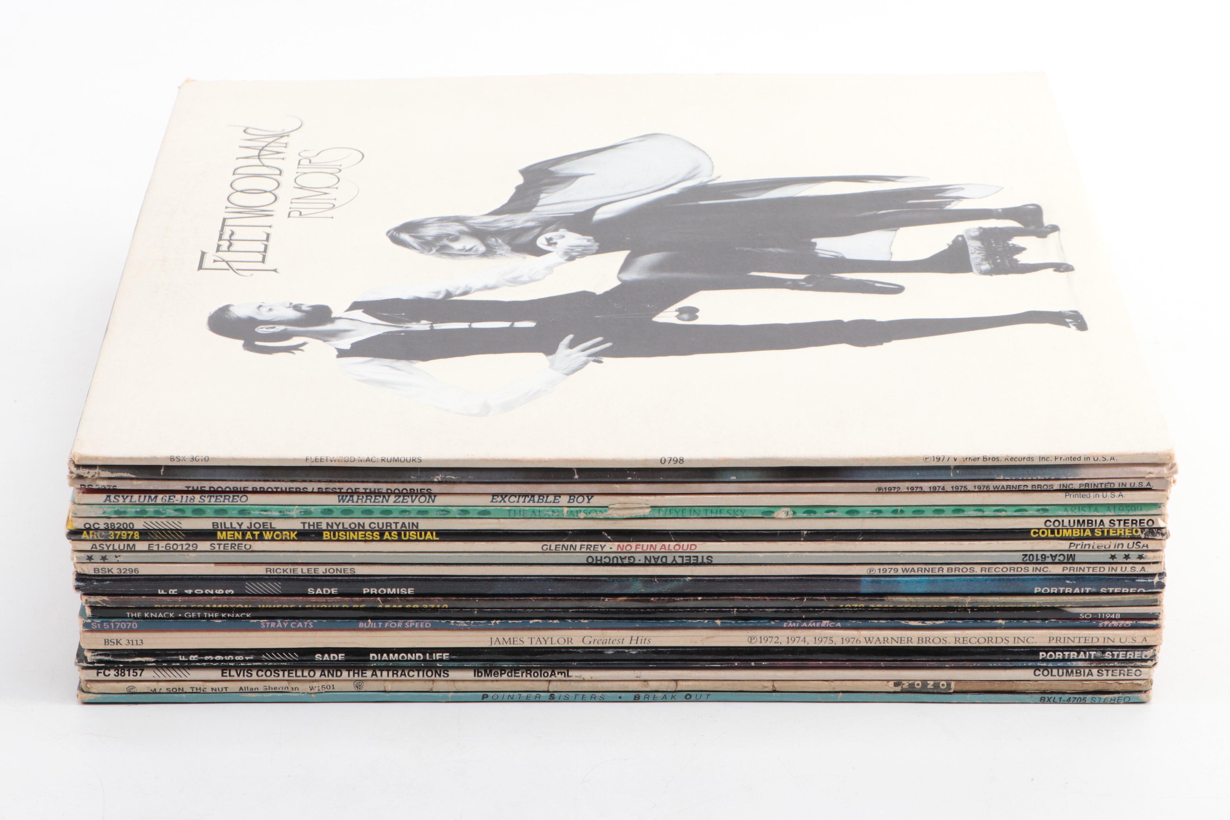 Fleetwood Mac, Elvis Costello, Sade, Stray Cats and Other Vinyl Records