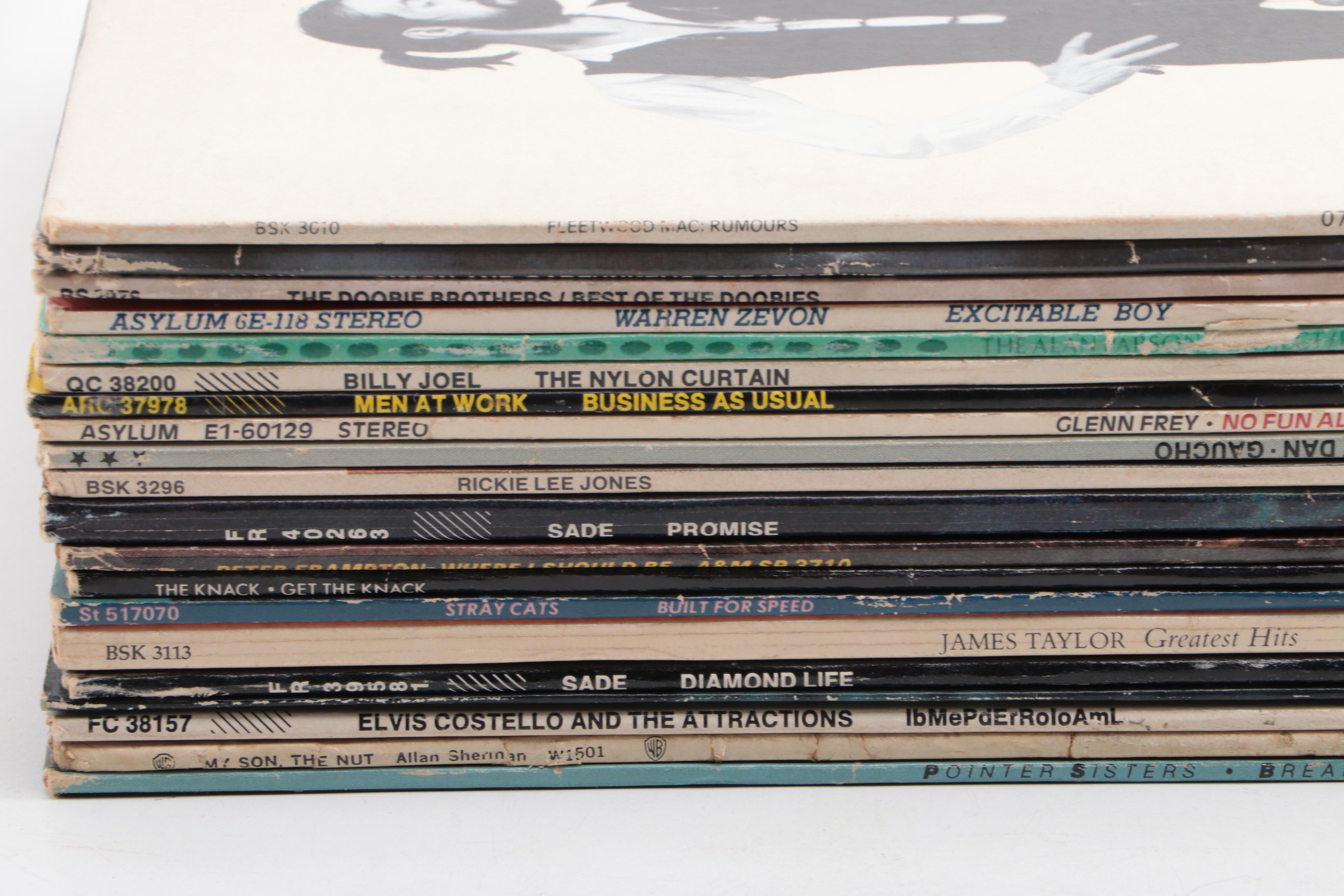 Fleetwood Mac, Elvis Costello, Sade, Stray Cats and Other Vinyl Records