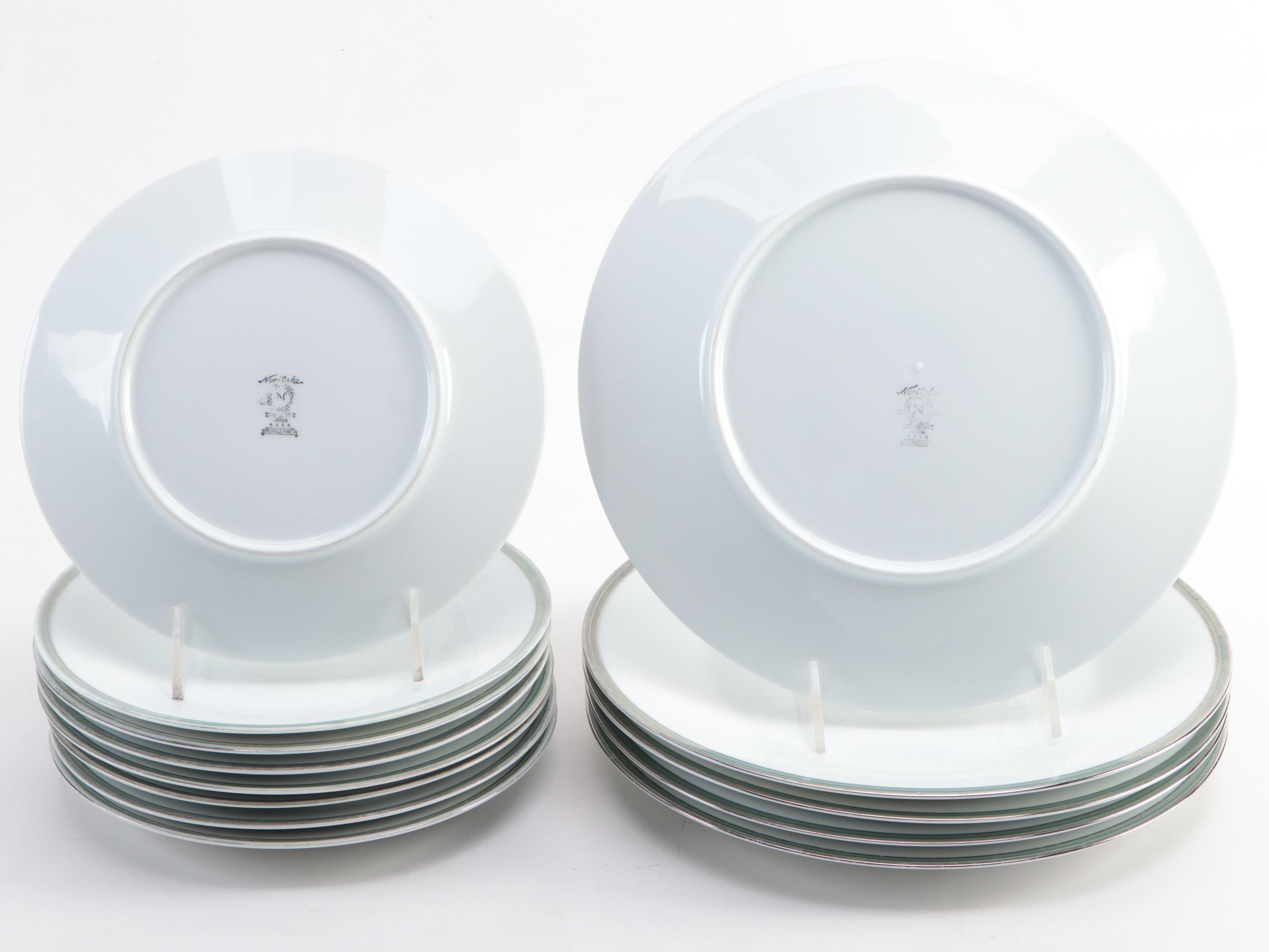 Noritake "Royale Mint" Porcelain Dinnerware and Table Accessories, 1969–1970