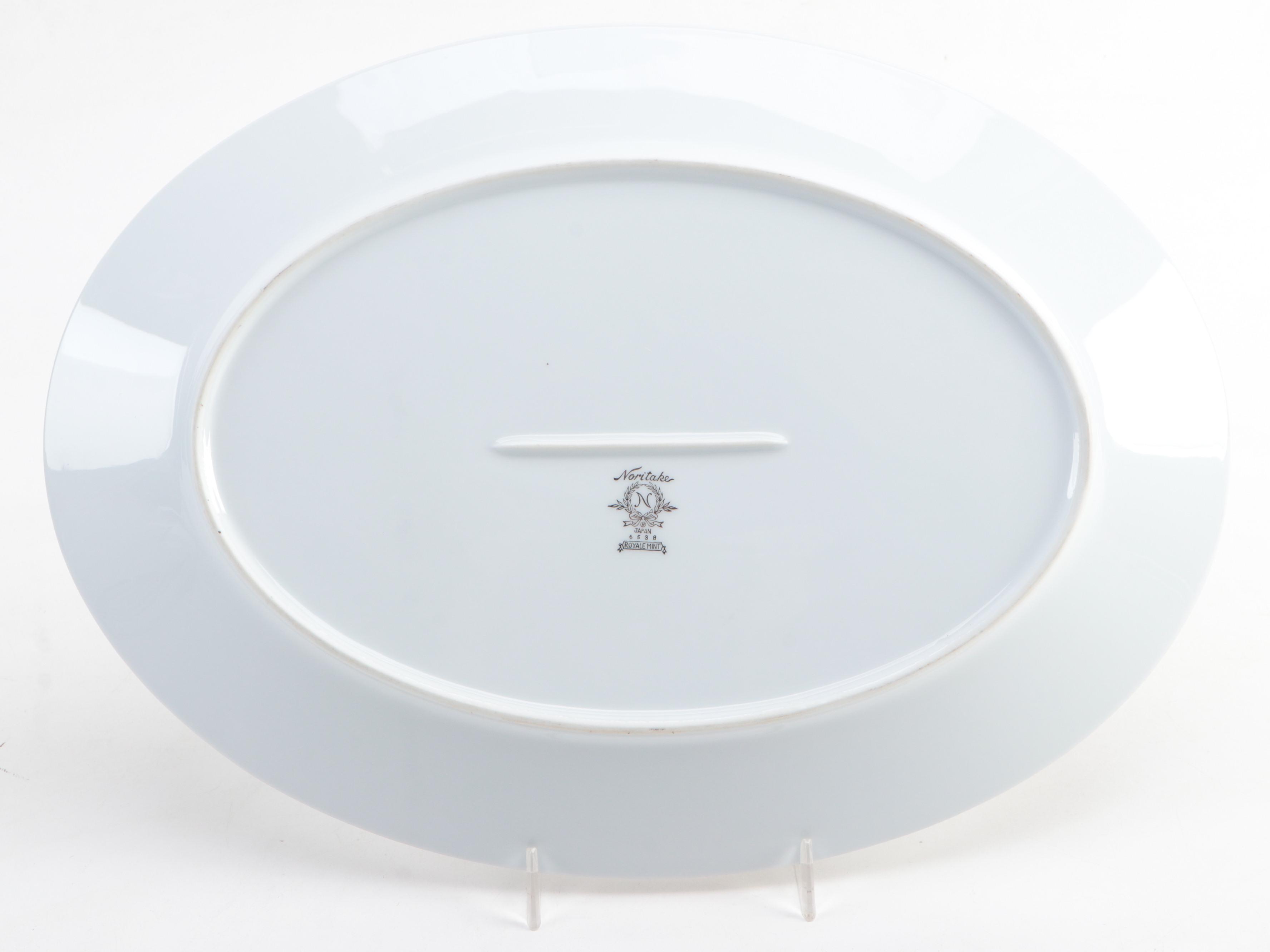 Noritake "Royale Mint" Porcelain Dinnerware and Table Accessories, 1969–1970