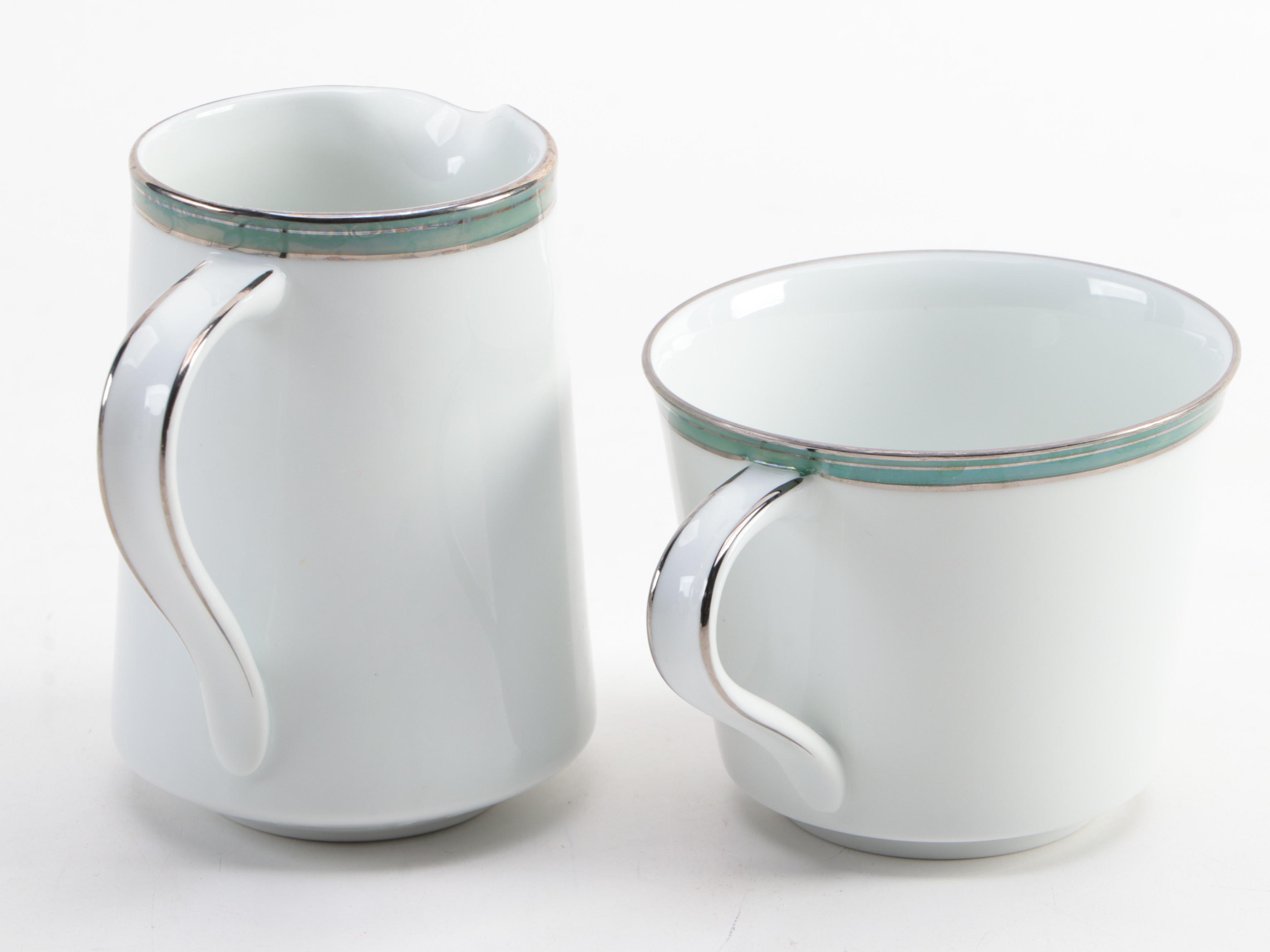 Noritake "Royale Mint" Porcelain Dinnerware and Table Accessories, 1969–1970