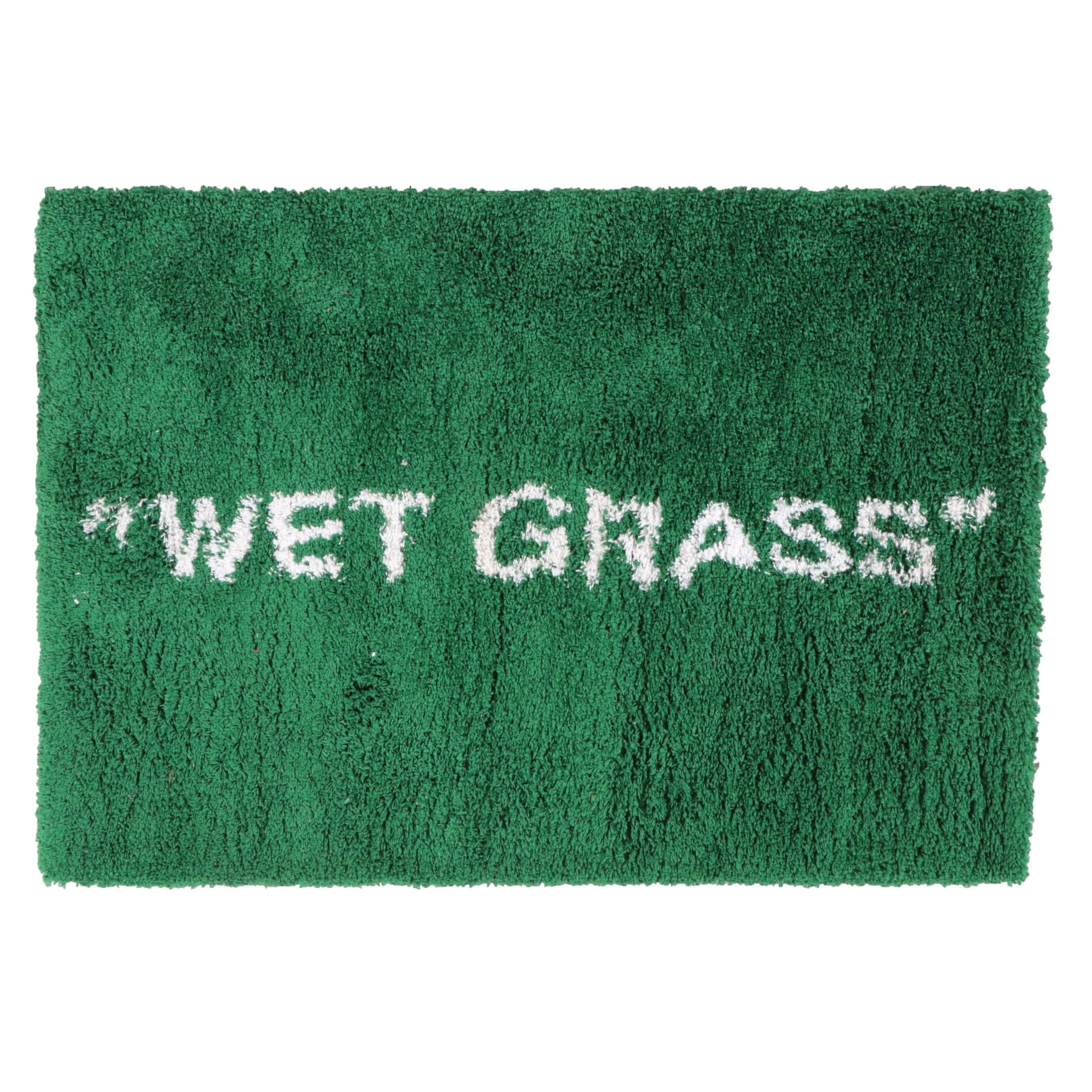 4'7 x 6'7 Machine Made Virgil Abloh for IKEA Markerad Flooring Area Rug, 2019