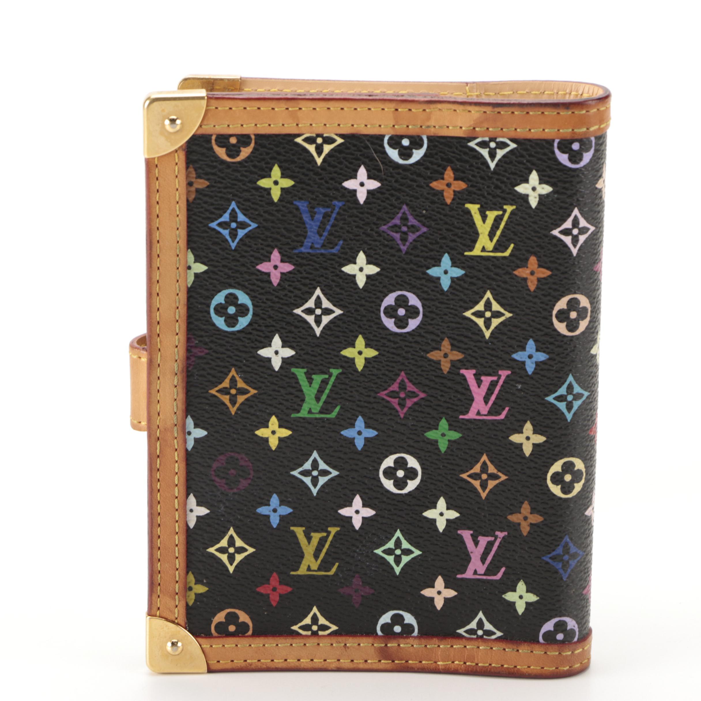 Louis Vuitton x Murakami Agenda Cover in Multicolore Monogram Canvas