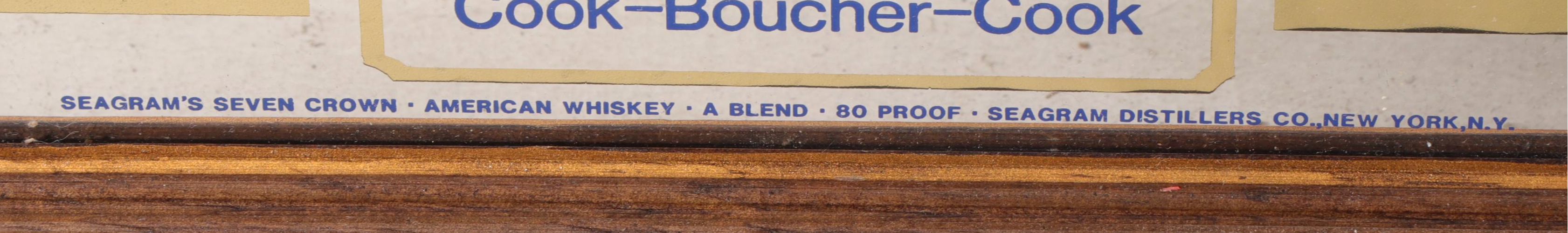 Seagram's Seven Crowns of Sports Collection Baseball and Hockey Bar Mirrors