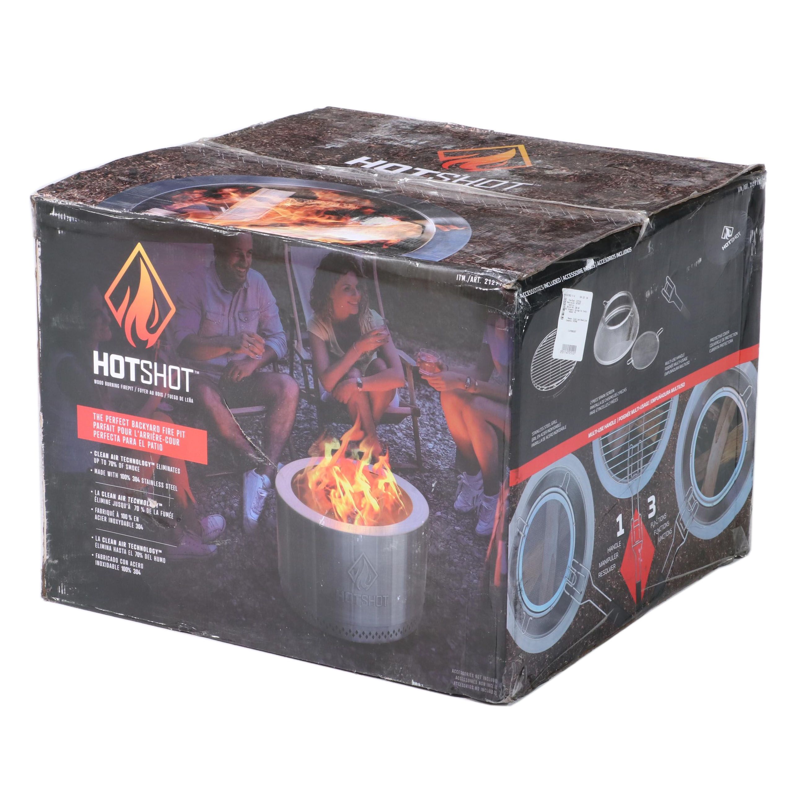 HotShot 22" Wood Burning Fire Pit