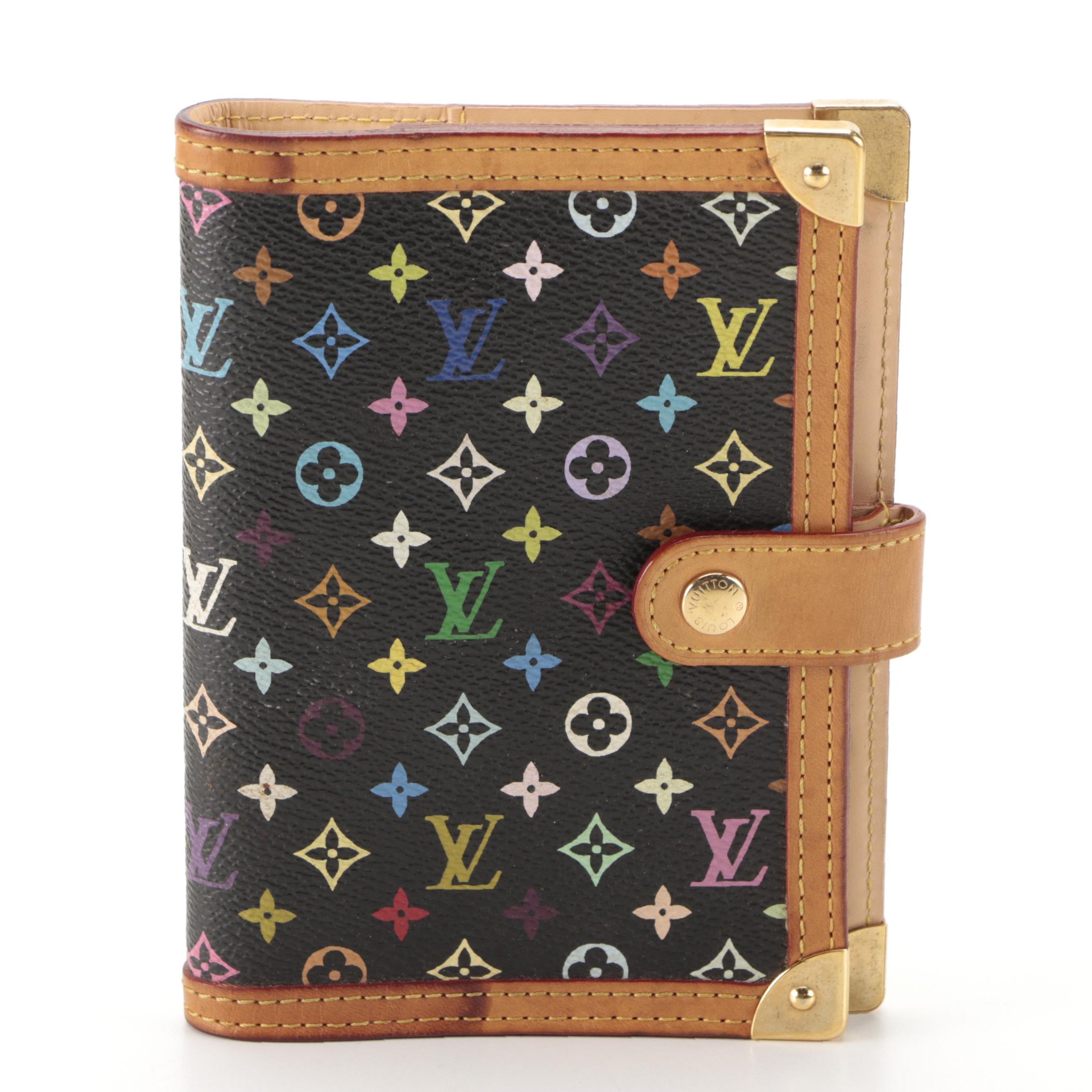 Louis Vuitton x Murakami Agenda Cover in Multicolore Monogram Canvas